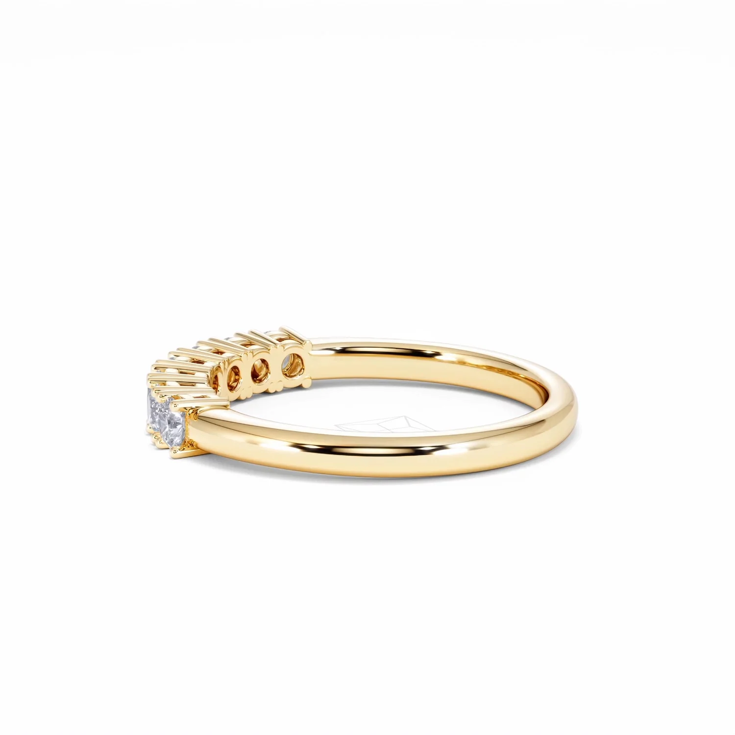 Chloe 18K Gold 7 Stone Diamond Eternity Ring 0.50CT H/SI - Image 64