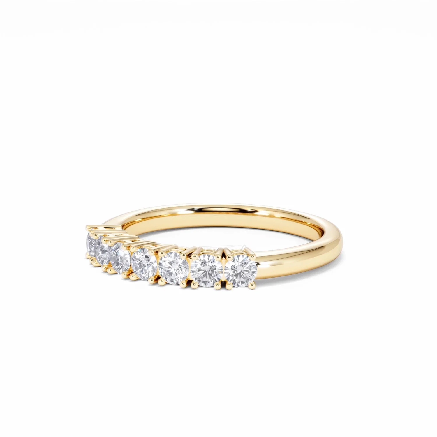 Chloe 18K Gold 7 Stone Diamond Eternity Ring 0.50CT H/SI - Image 80