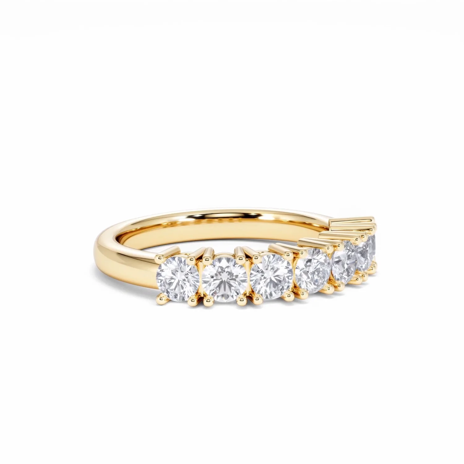 Chloe 18K Gold 7 Stone Diamond Eternity Ring 1.00CT PK - Image 16