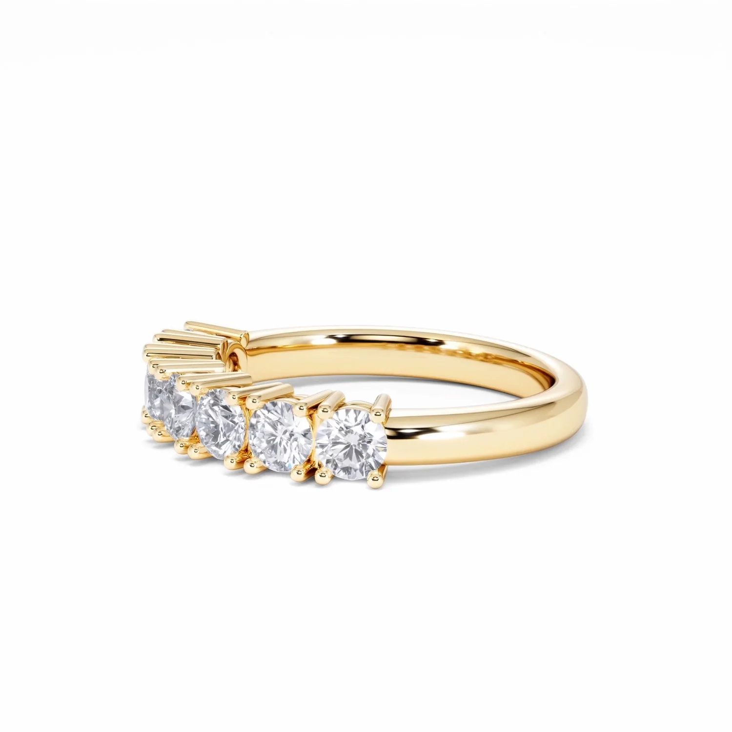 Chloe 18K Gold 7 Stone Diamond Eternity Ring 1.00CT PK - Image 74