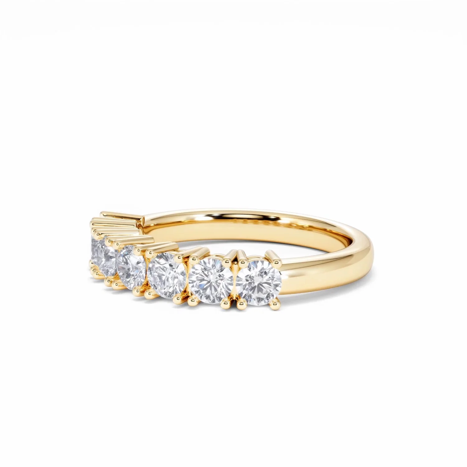 Chloe 18K Gold 7 Stone Diamond Eternity Ring 1.00CT PK - Image 77