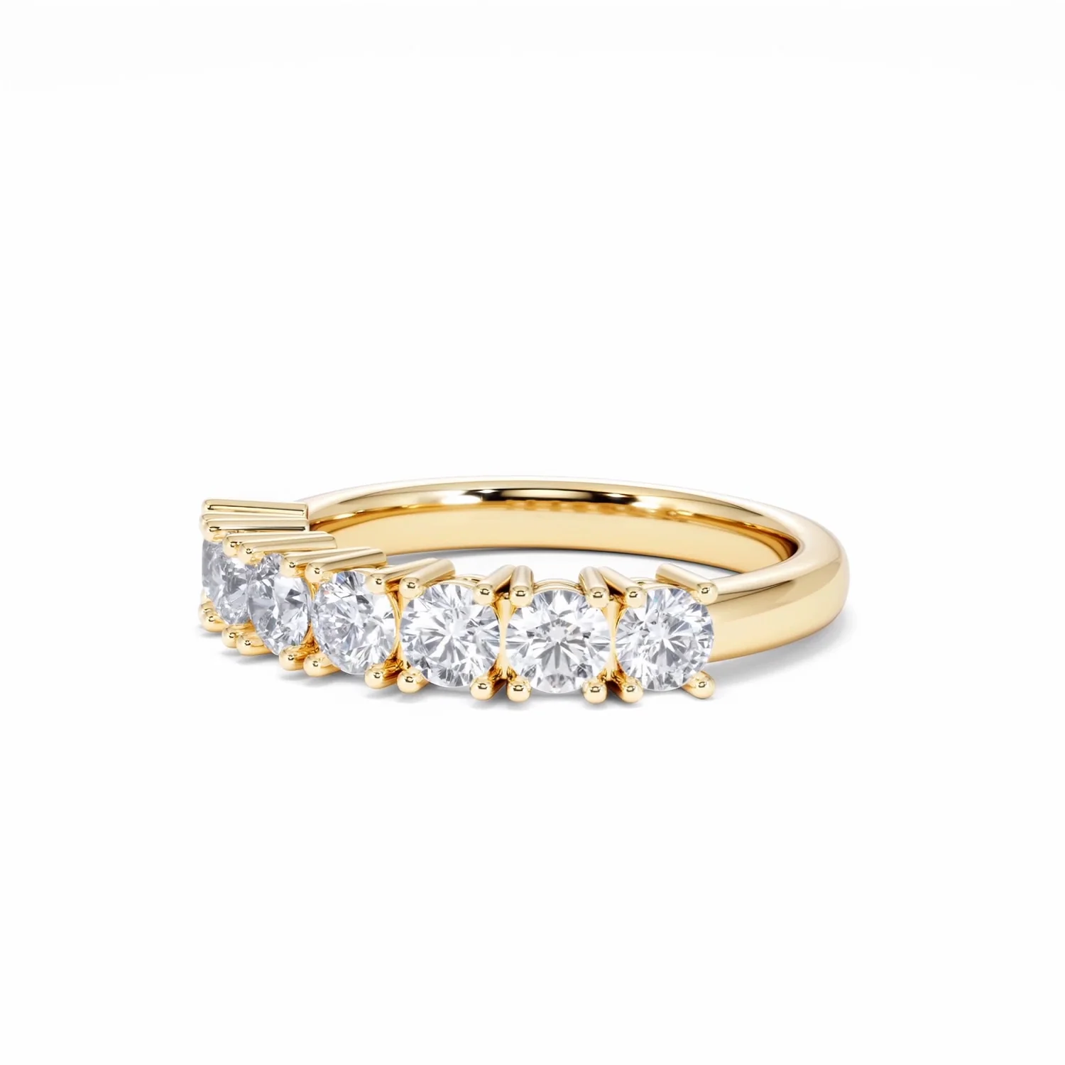 Chloe 18K Gold 7 Stone Diamond Eternity Ring 1.00CT PK - Image 80