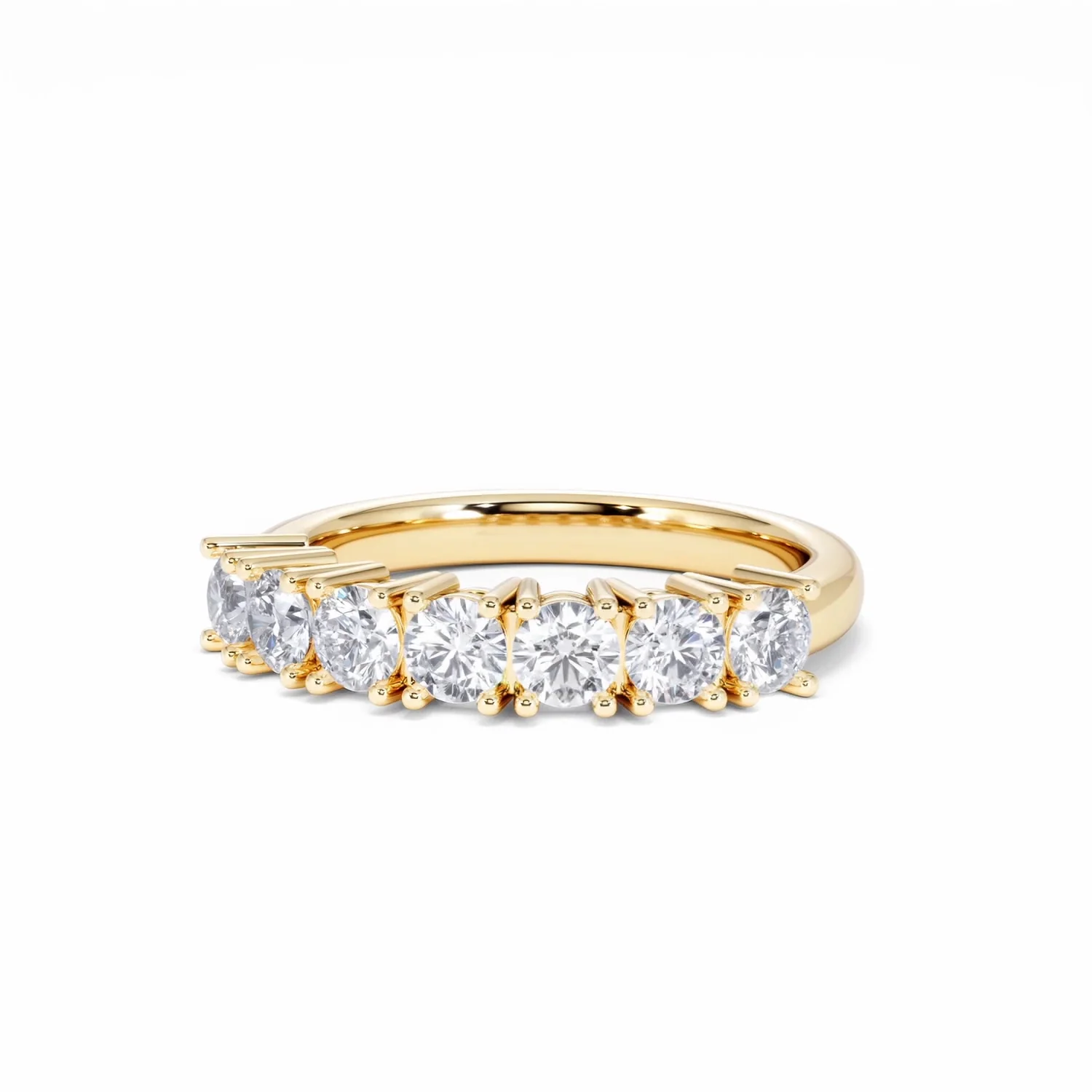 Chloe 18K Gold 7 Stone Diamond Eternity Ring 1.00CT PK - Image 84