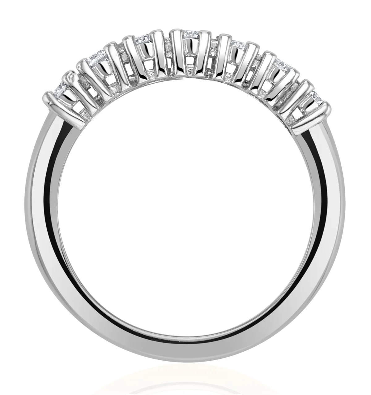 Chloe 18K White Gold 7 Stone Diamond Eternity Ring 0.30CT PK - Image 3