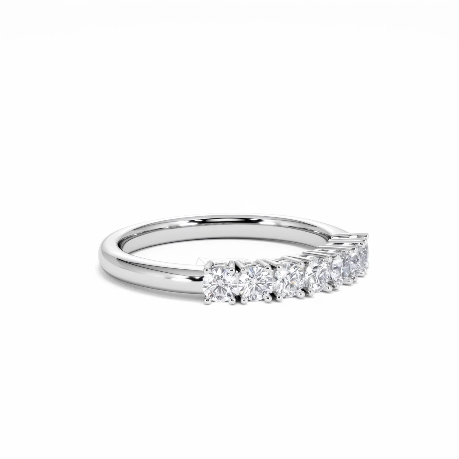 Chloe 18K White Gold 7 Stone Diamond Eternity Ring 0.75CT H/SI - Image 17
