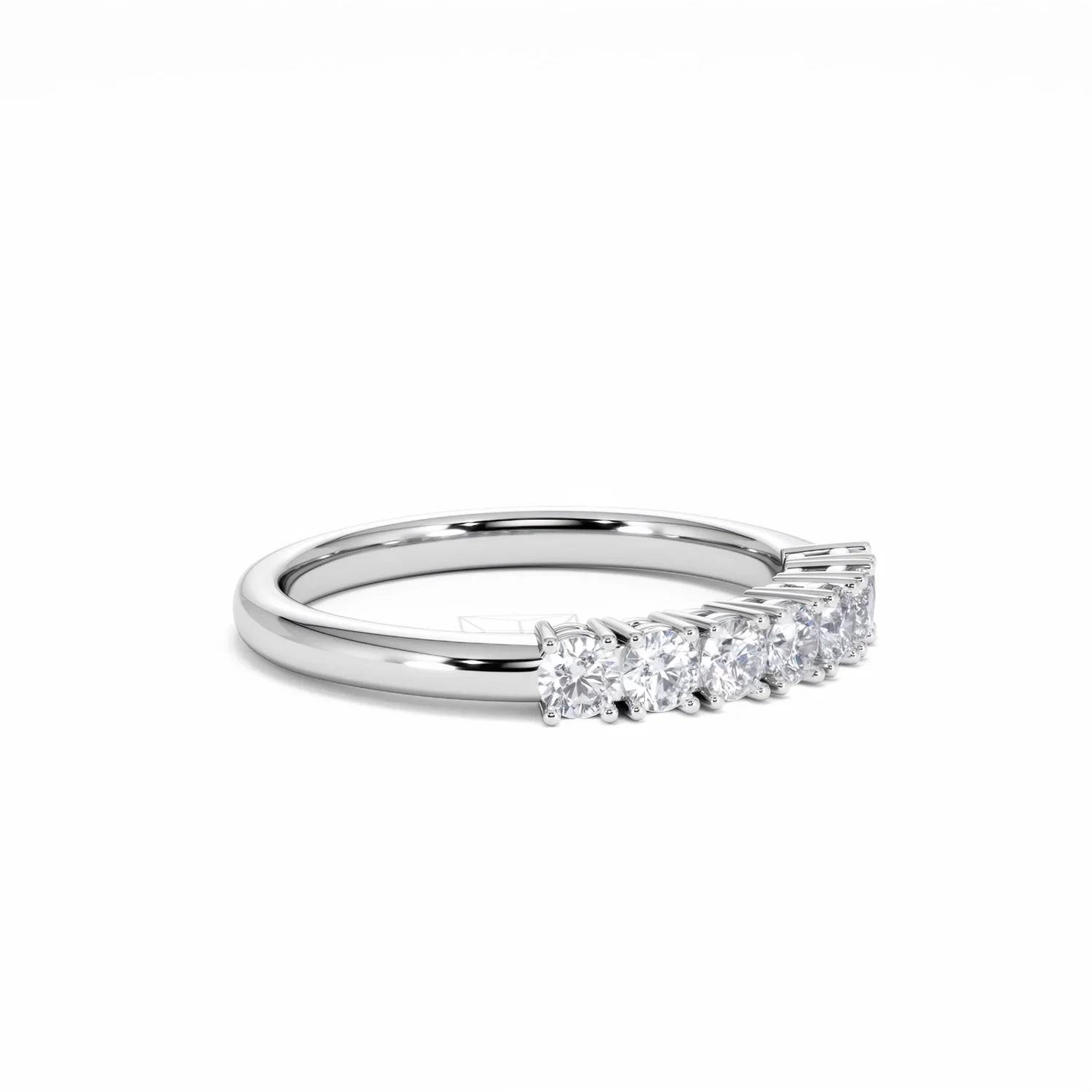 Chloe 18K White Gold 7 Stone Diamond Eternity Ring 0.75CT H/SI - Image 19