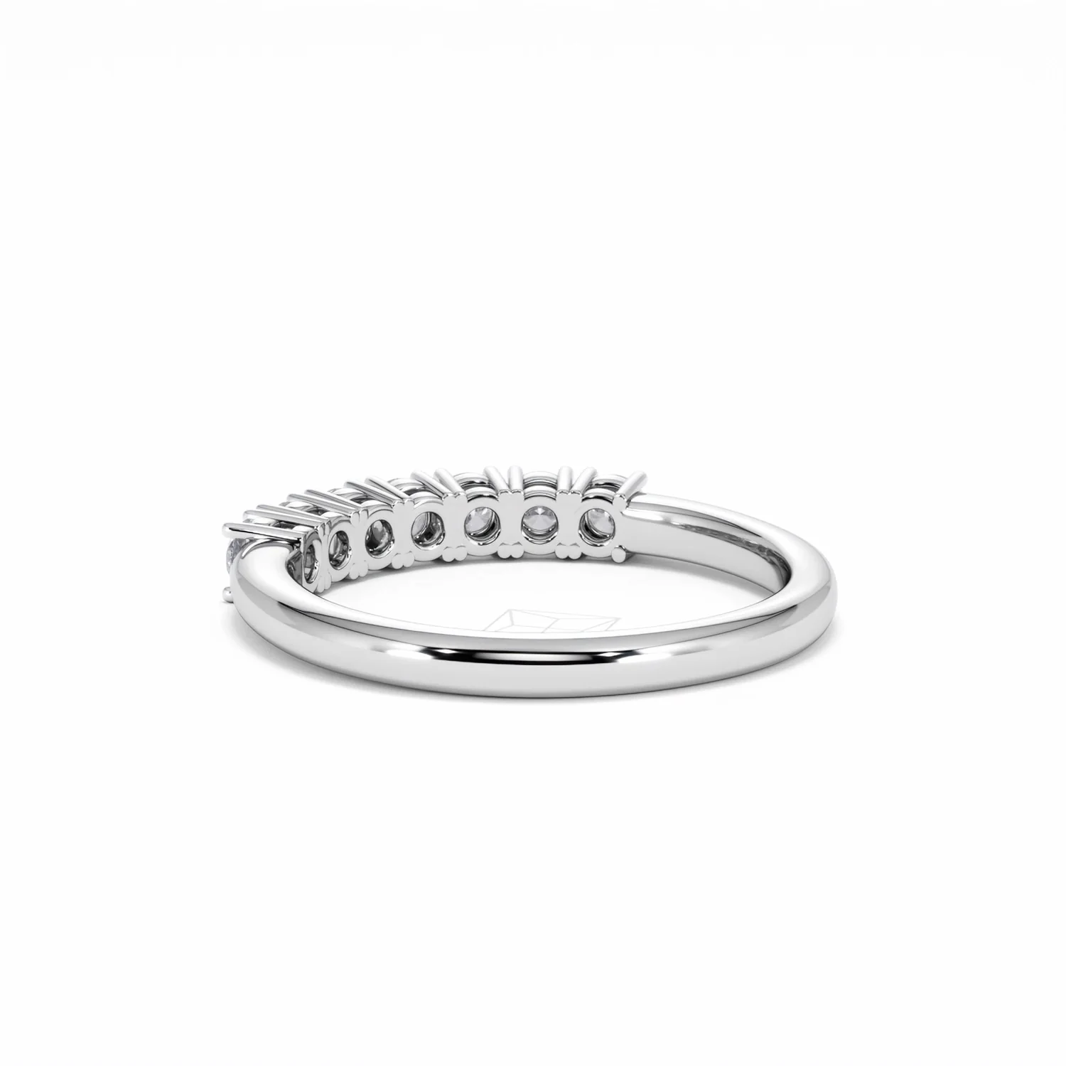 Chloe 18K White Gold 7 Stone Diamond Eternity Ring 0.75CT H/SI - Image 54
