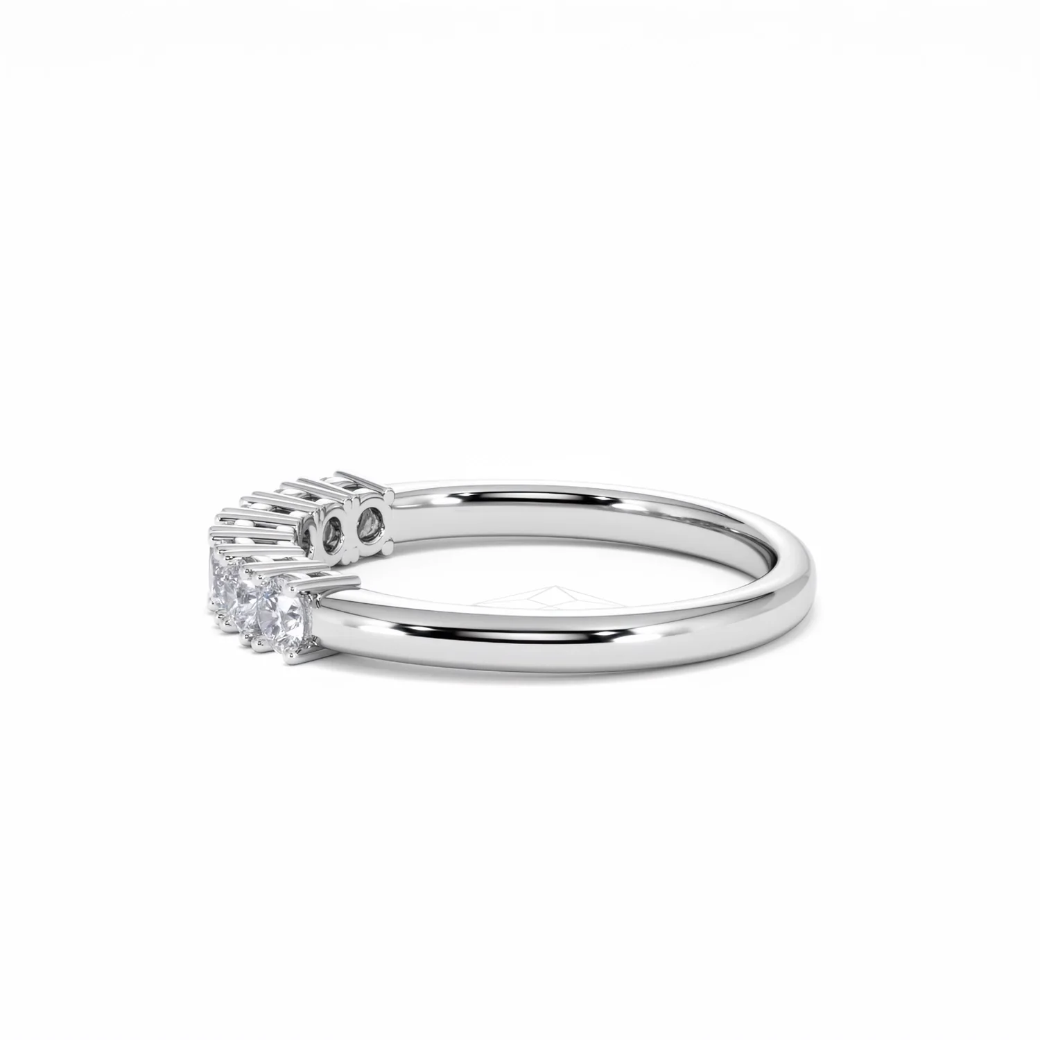 Chloe 18K White Gold 7 Stone Diamond Eternity Ring 0.75CT H/SI - Image 67