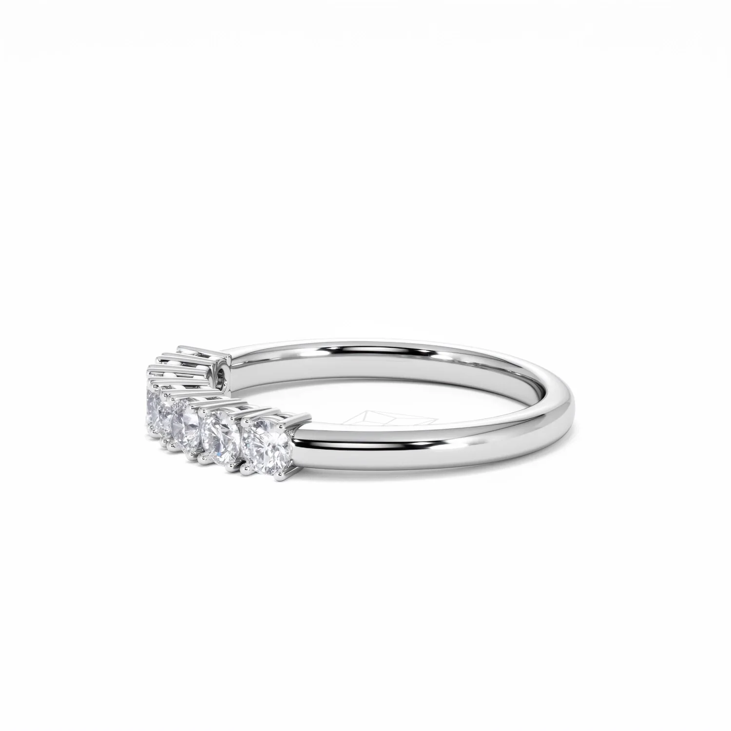 Chloe 18K White Gold 7 Stone Diamond Eternity Ring 0.75CT H/SI - Image 72