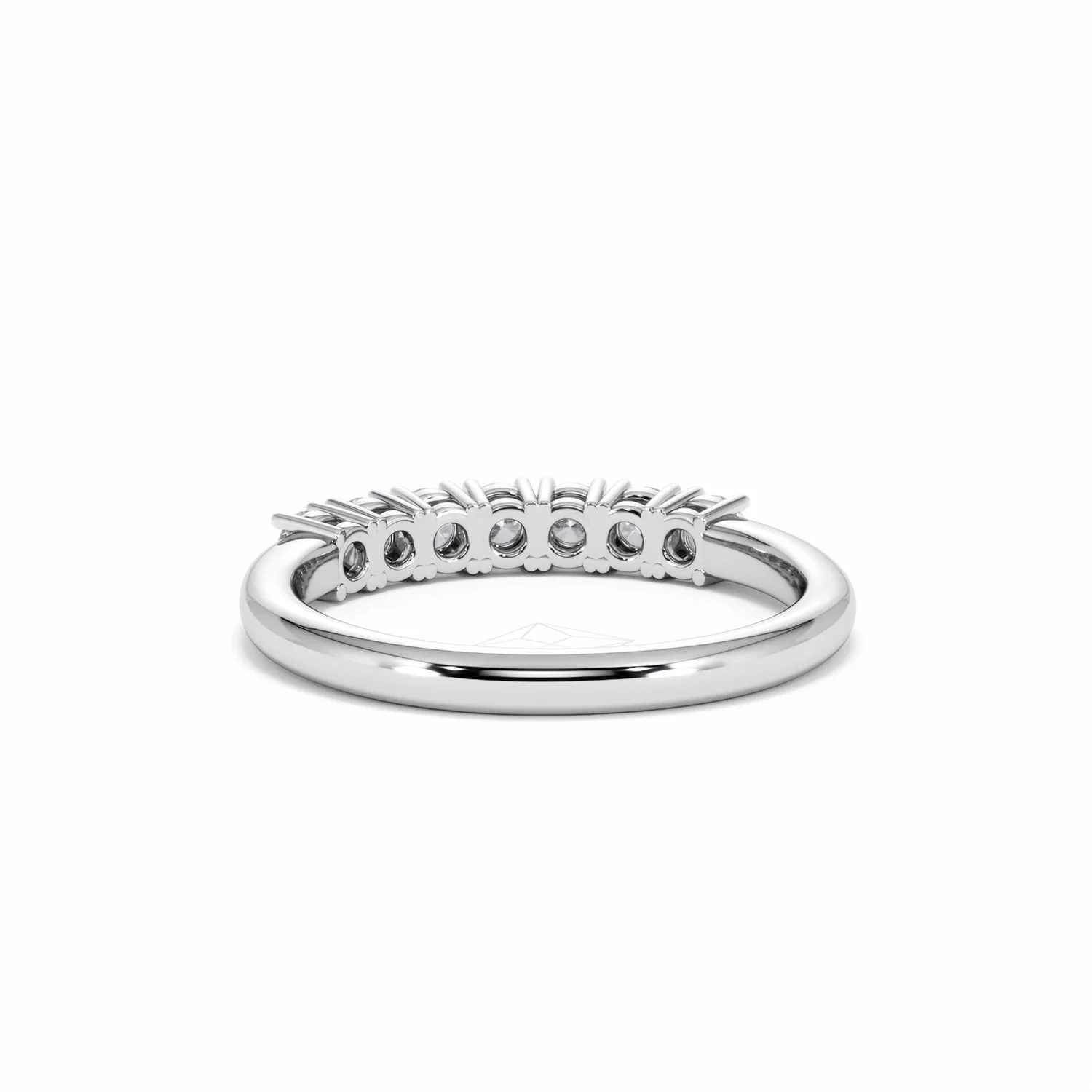 Chloe 18K White Gold 7 Stone Diamond Eternity Ring 0.75CT PK - Image 50