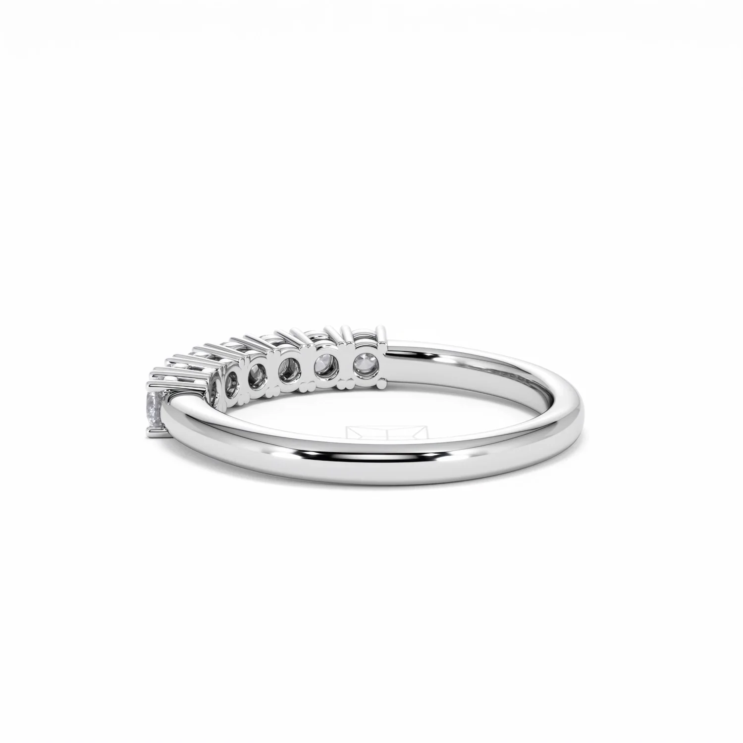 Chloe 18K White Gold 7 Stone Diamond Eternity Ring 0.75CT PK - Image 58