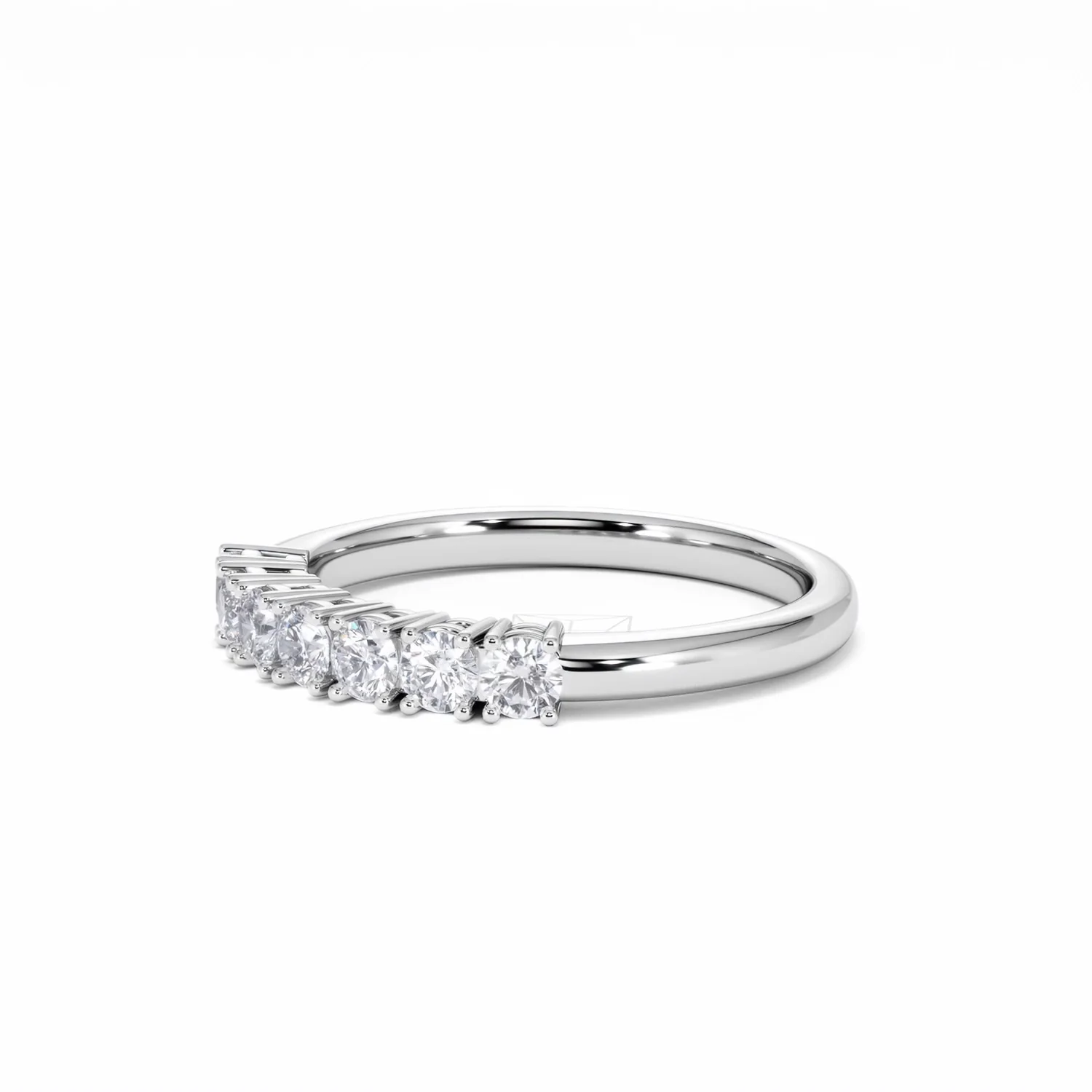 Chloe 18K White Gold 7 Stone Diamond Eternity Ring 0.75CT PK - Image 77