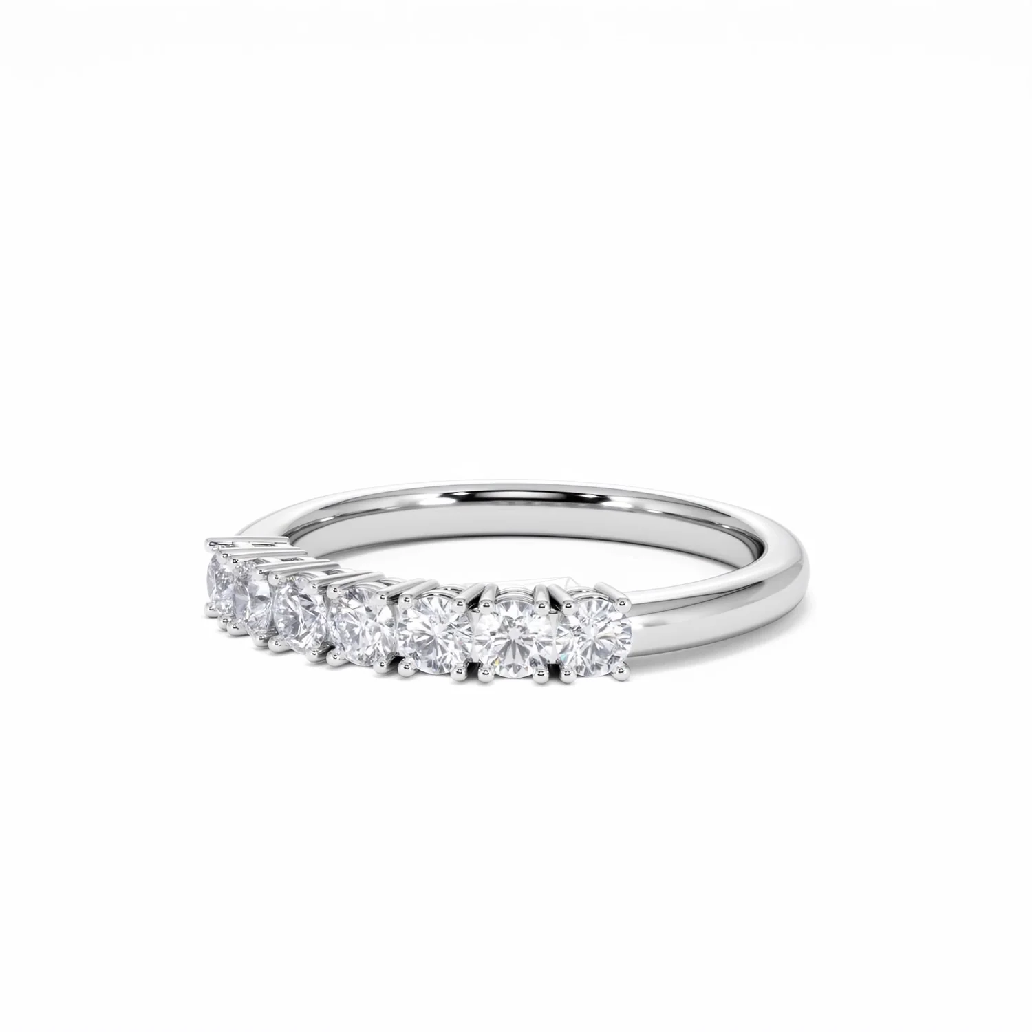 Chloe 18K White Gold 7 Stone Diamond Eternity Ring 0.75CT PK - Image 81
