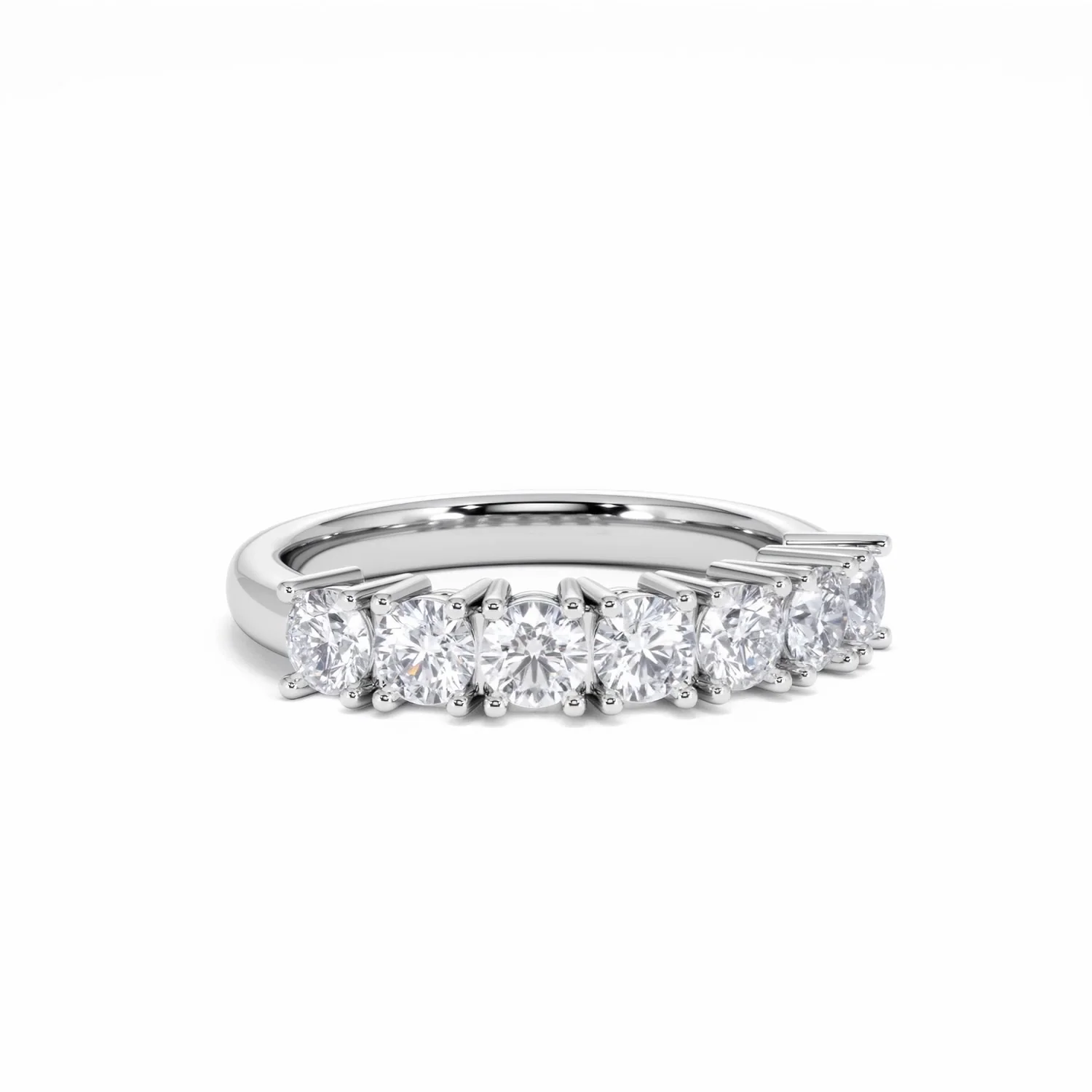 Chloe 18K White Gold 7 Stone Diamond Eternity Ring 1.00CT G/VS - Image 12