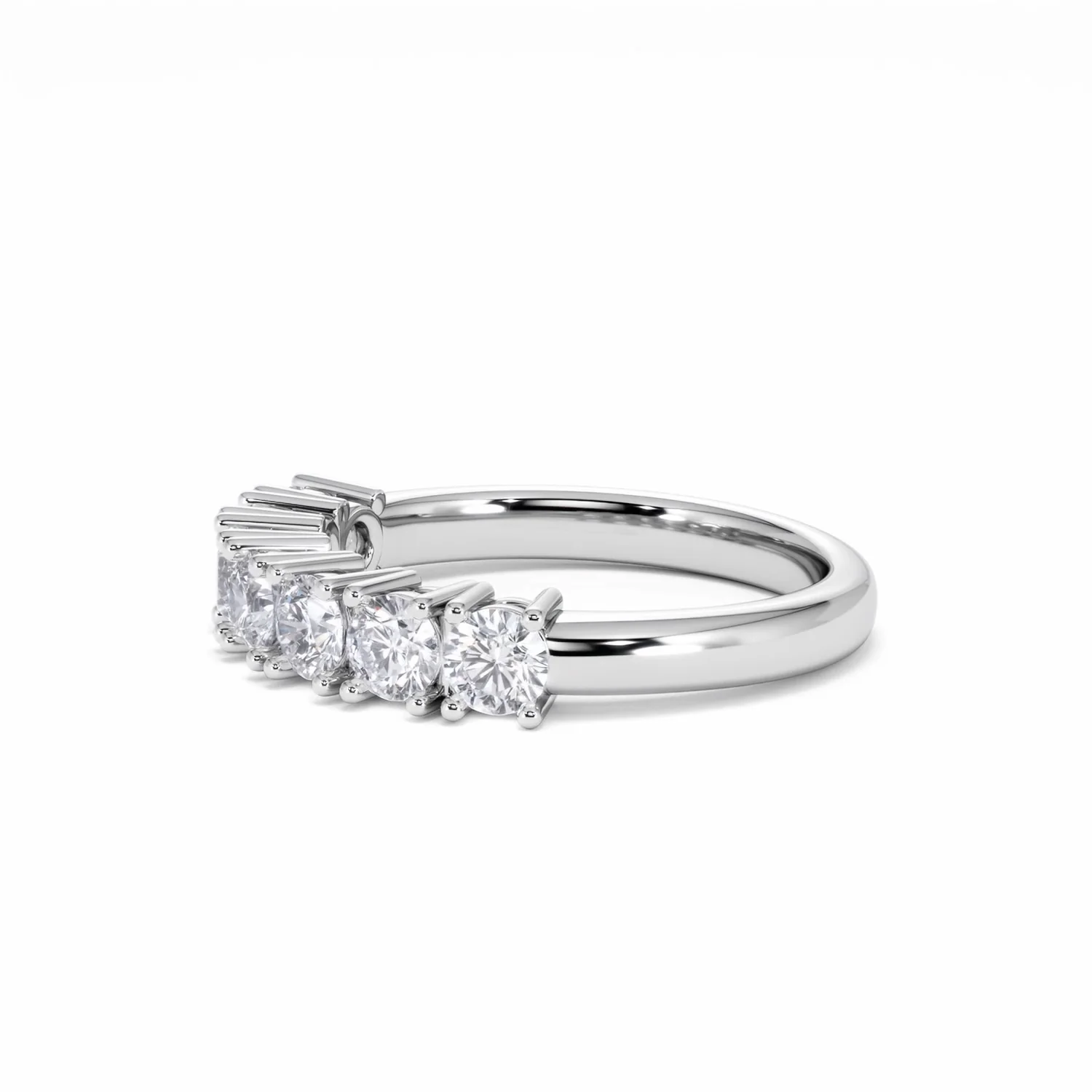 Chloe 18K White Gold 7 Stone Diamond Eternity Ring 1.00CT G/VS - Image 73