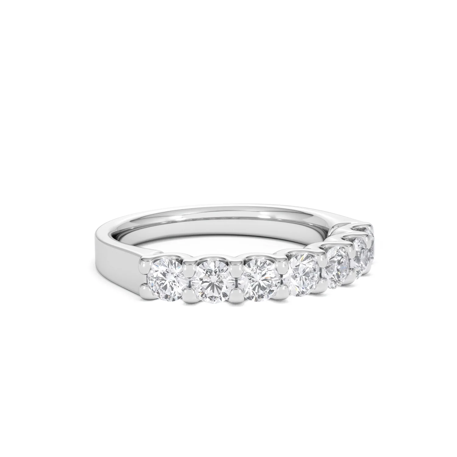 Chloe 18K White Gold Lab Diamond Eternity Ring 1.00ct G/Vs - Image 15