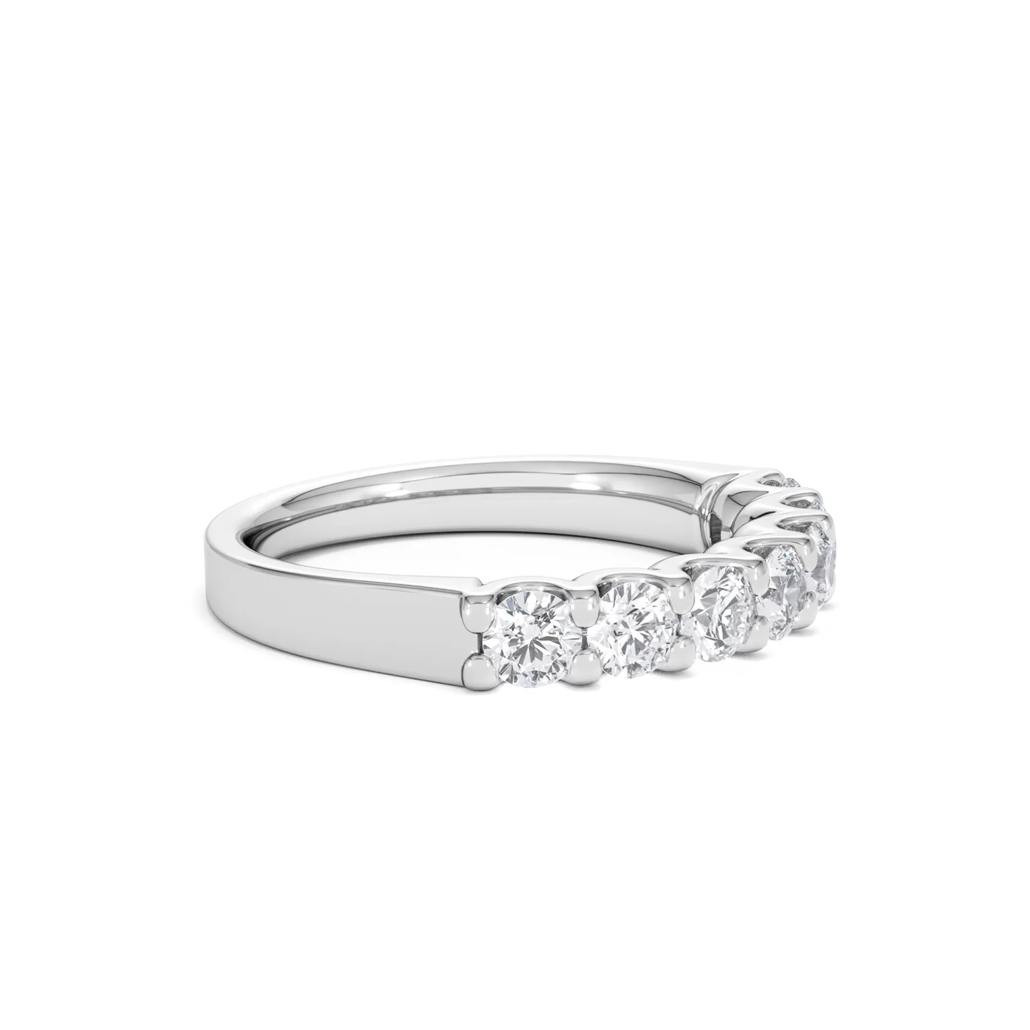 Chloe 18K White Gold Lab Diamond Eternity Ring 1.00ct G/Vs - Image 21