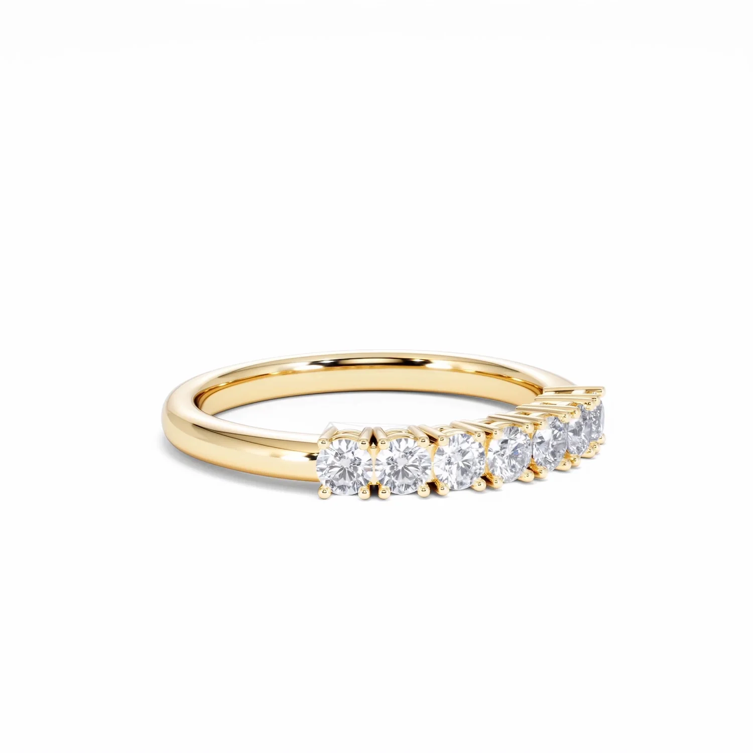 Chloe 7 Stone Lab Diamond Eternity Ring 0.50CT G/VS in 9K Gold - Image 16