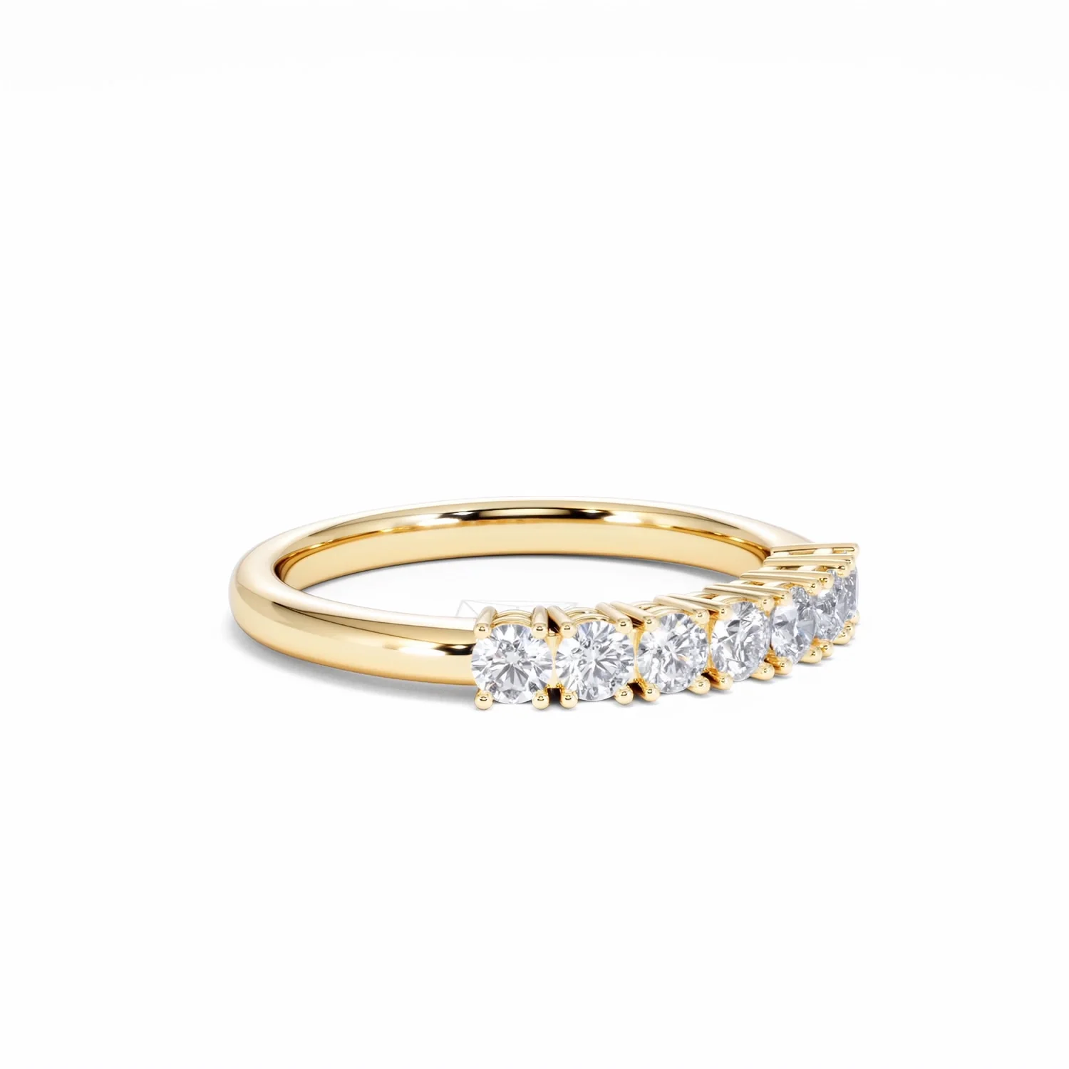 Chloe 7 Stone Lab Diamond Eternity Ring 0.50CT G/VS in 9K Gold - Image 17