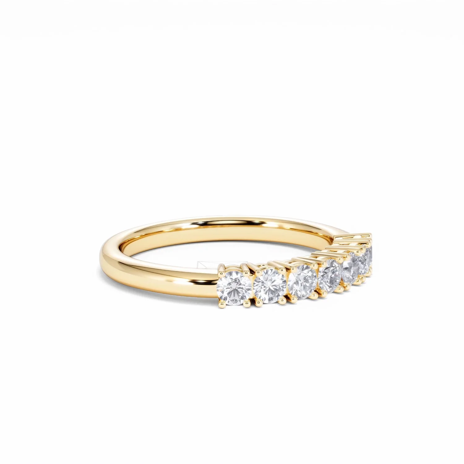 Chloe 7 Stone Lab Diamond Eternity Ring 0.50CT G/VS in 9K Gold - Image 18