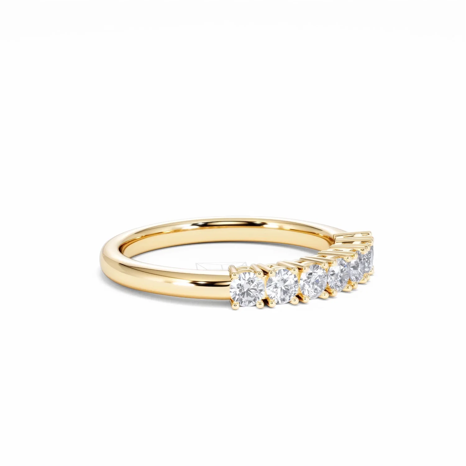 Chloe 7 Stone Lab Diamond Eternity Ring 0.50CT G/VS in 9K Gold - Image 19