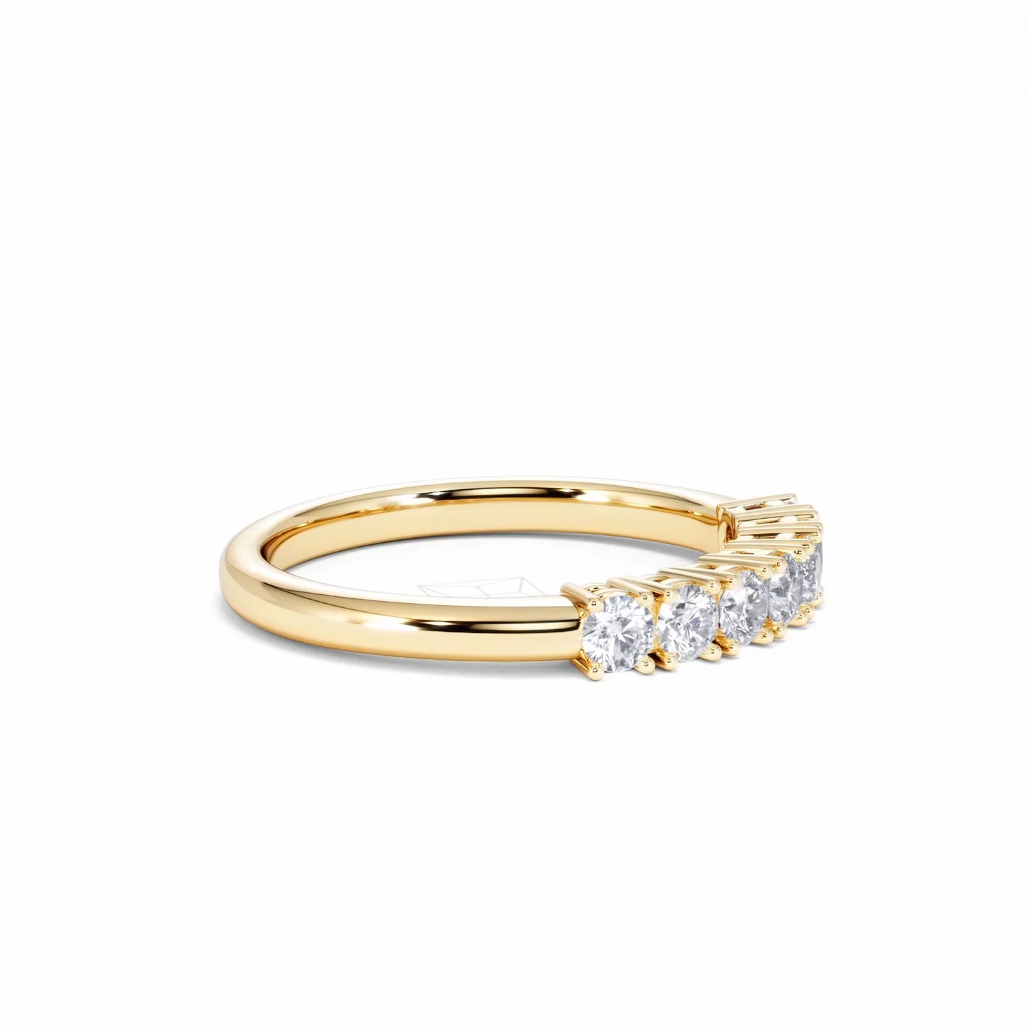 Chloe 7 Stone Lab Diamond Eternity Ring 0.50CT G/VS in 9K Gold - Image 22