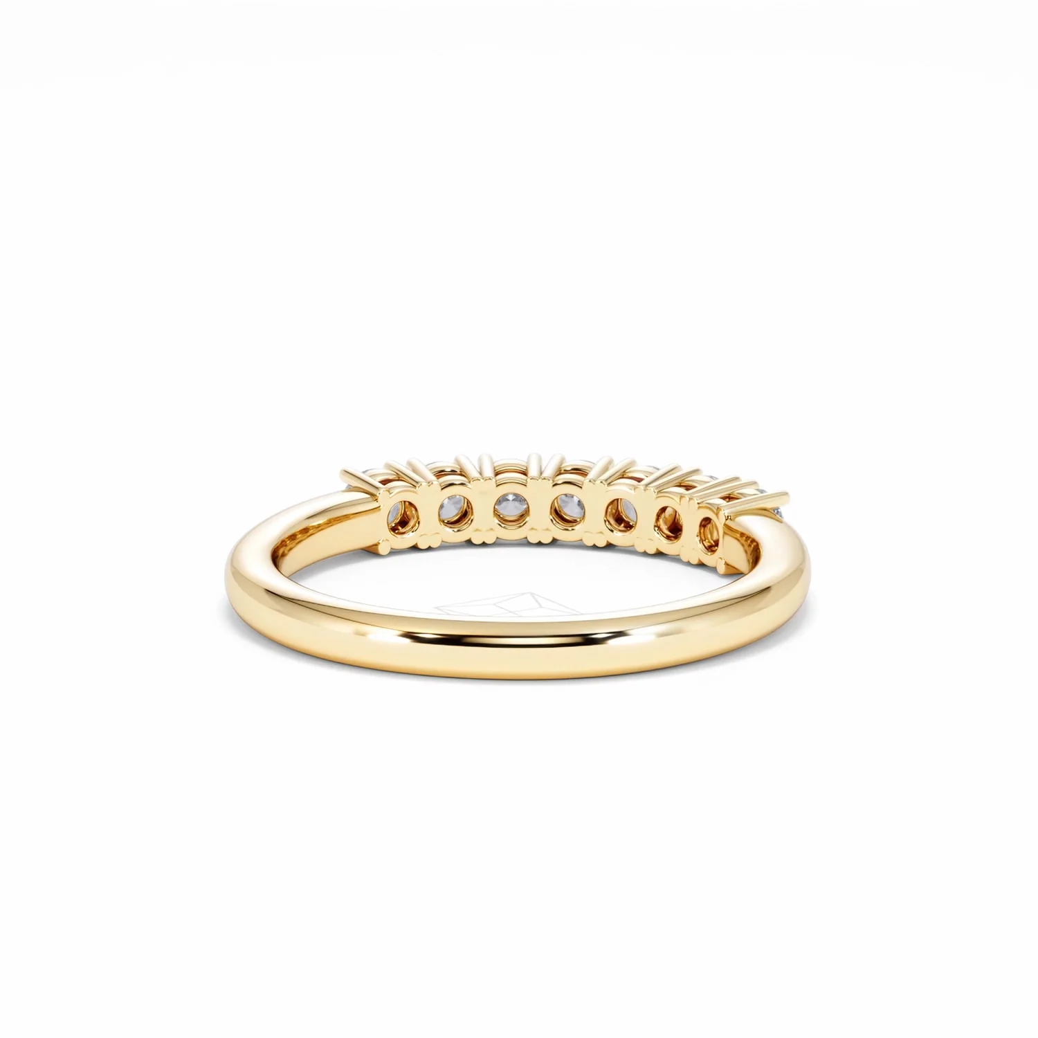 Chloe 7 Stone Lab Diamond Eternity Ring 0.50CT G/VS in 9K Gold - Image 45
