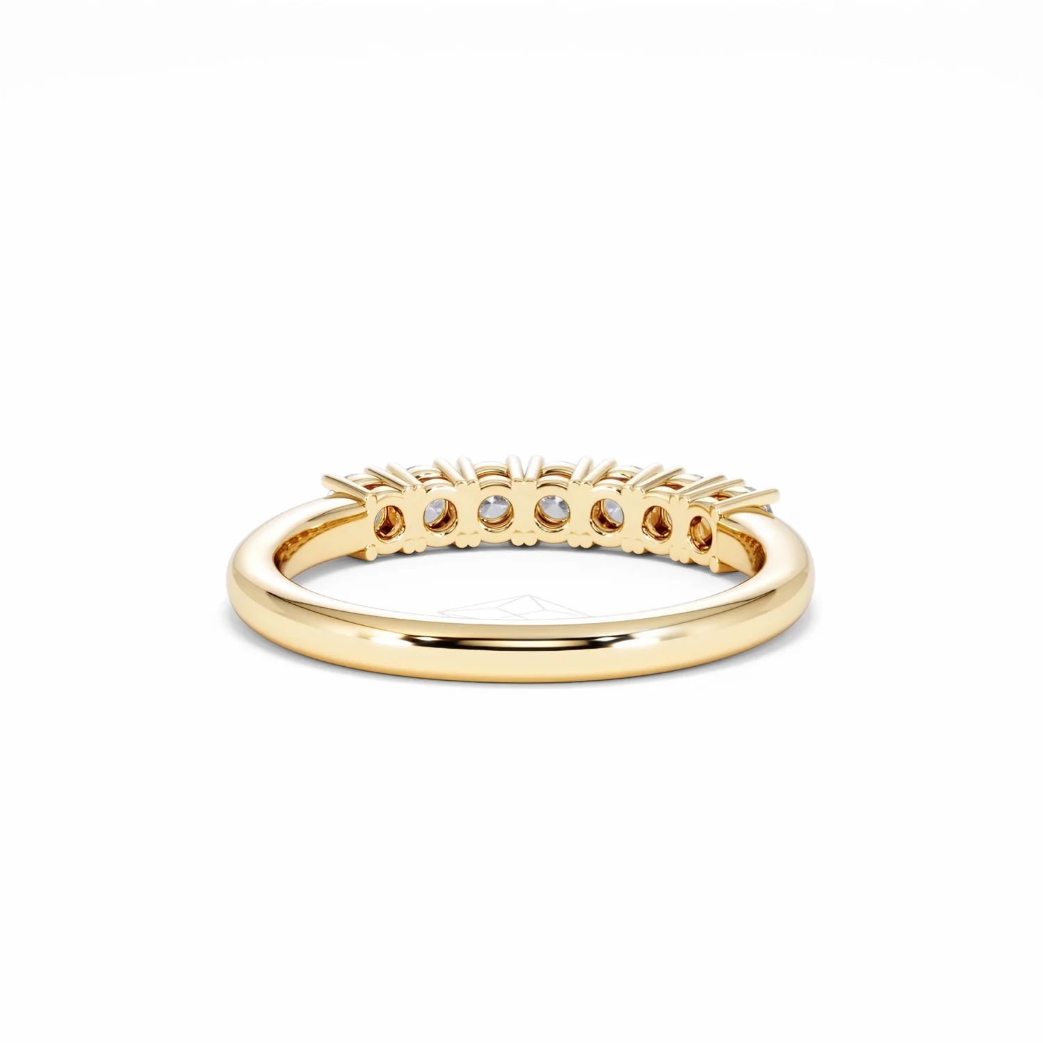 Chloe 7 Stone Lab Diamond Eternity Ring 0.50CT G/VS in 9K Gold - Image 46