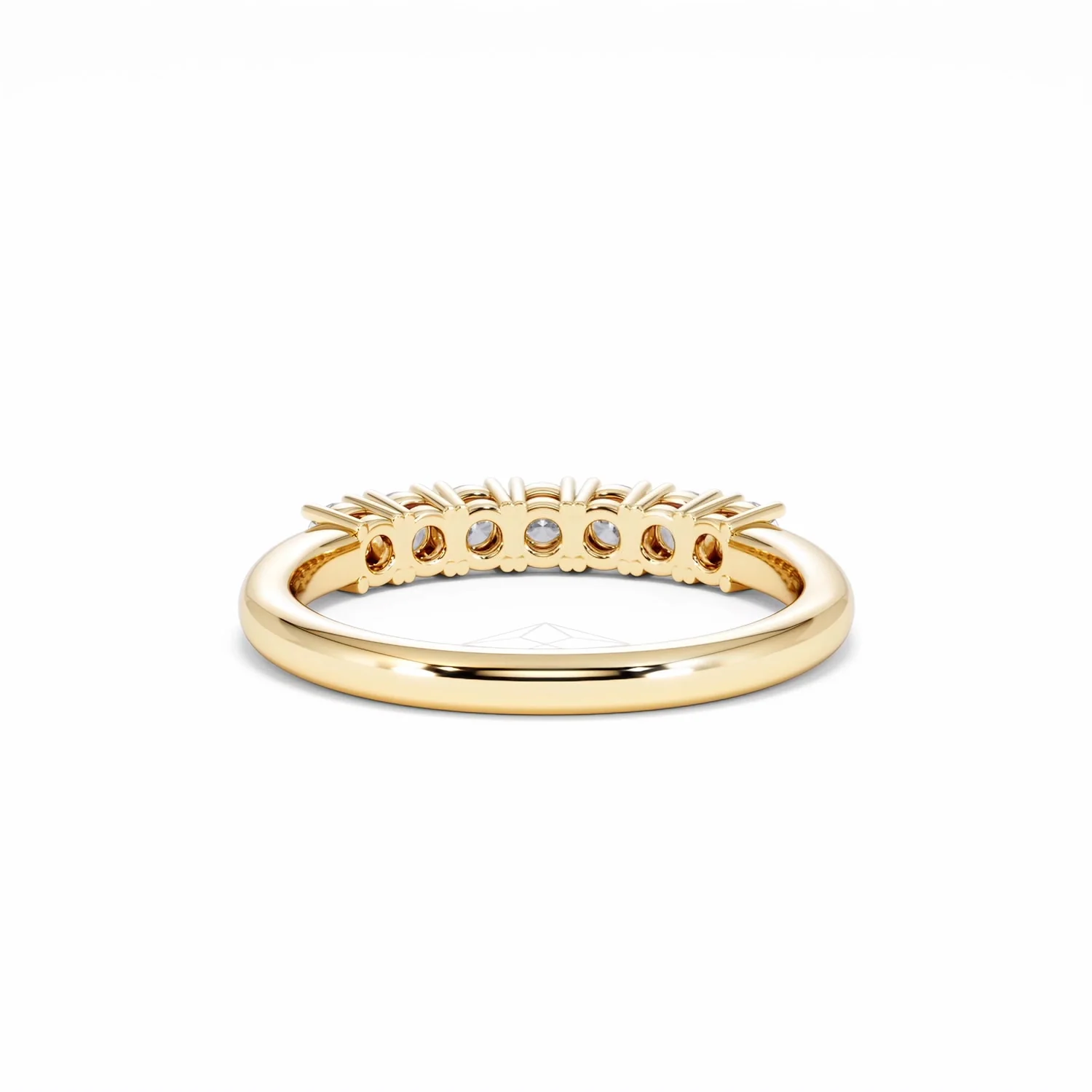 Chloe 7 Stone Lab Diamond Eternity Ring 0.50CT G/VS in 9K Gold - Image 48