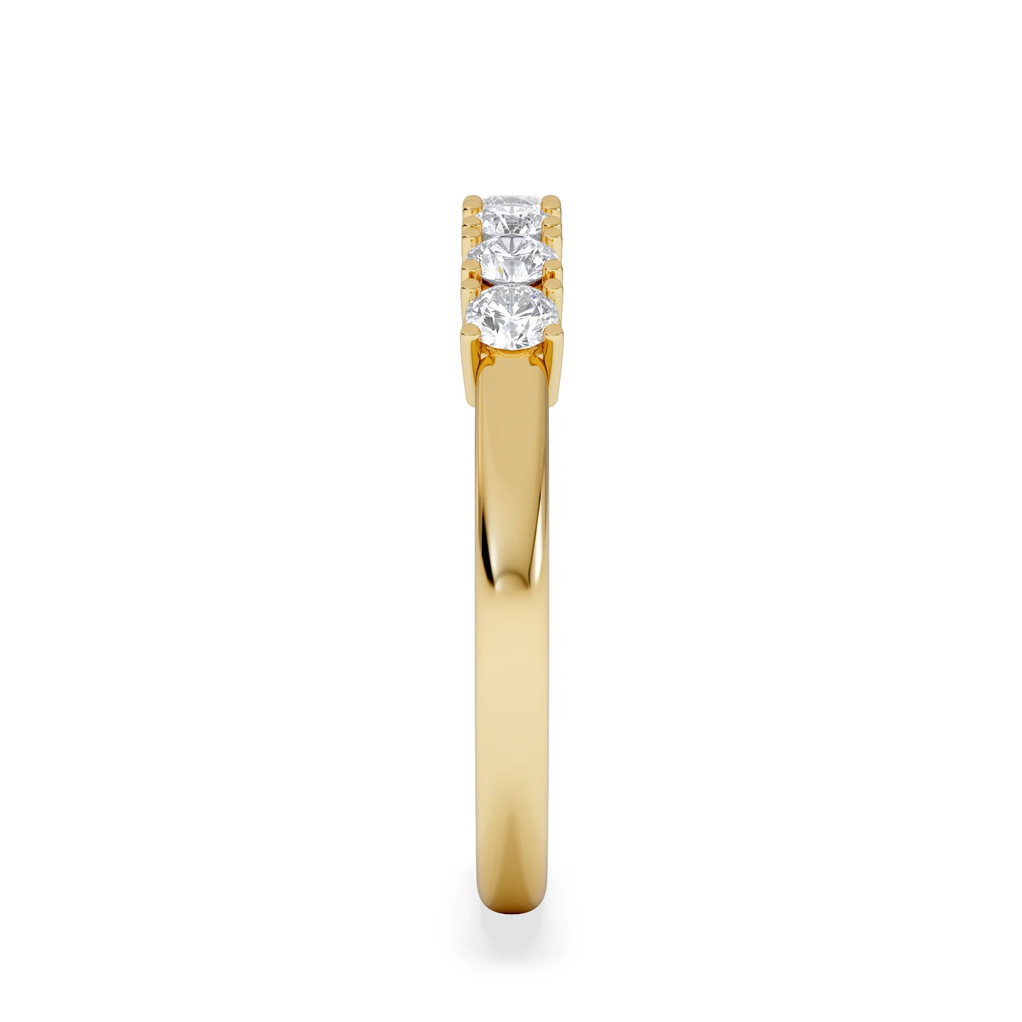 Chloe 7 Stone Lab Diamond Eternity Ring 0.50CT G/VS in 9K Gold - Image 5