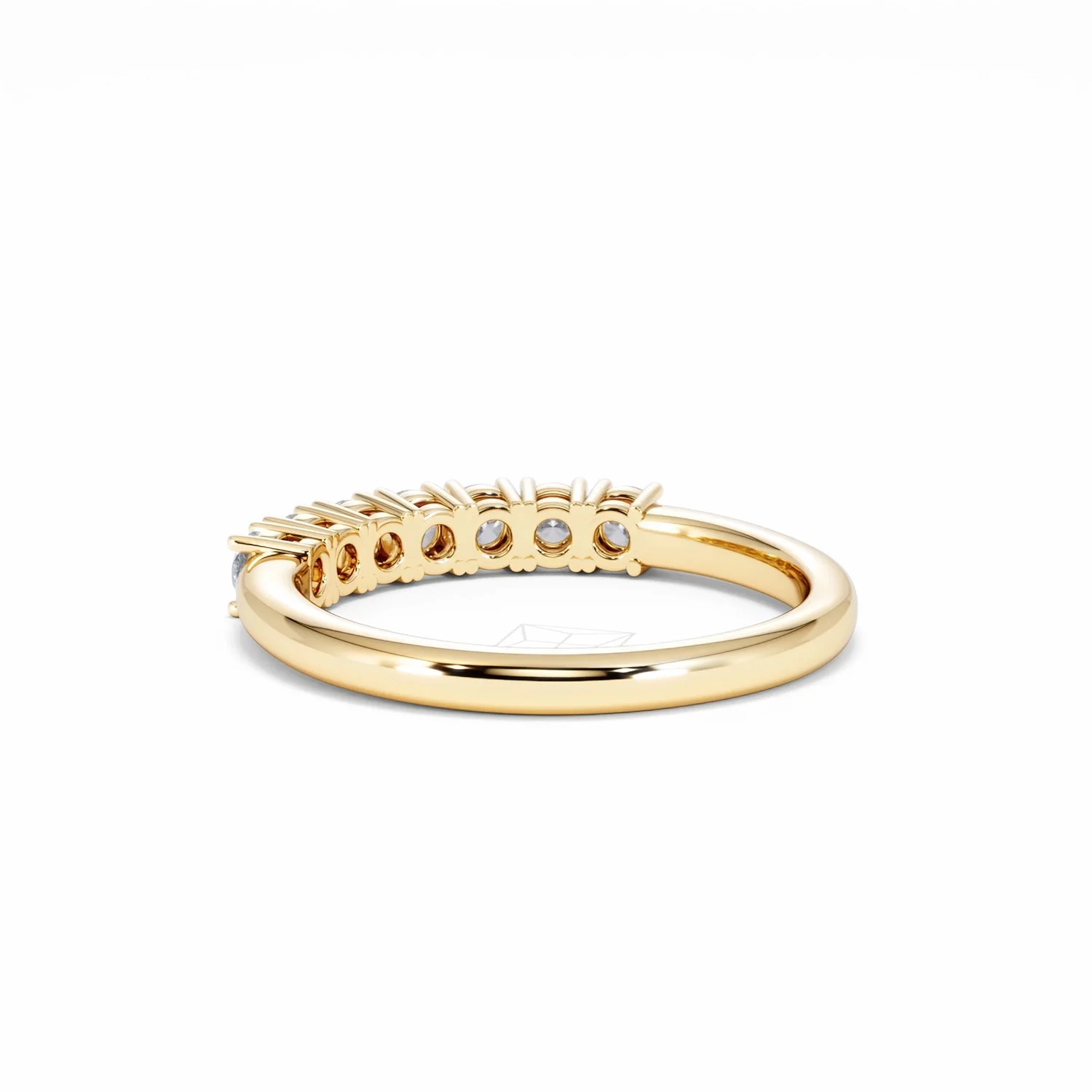 Chloe 7 Stone Lab Diamond Eternity Ring 0.50CT G/VS in 9K Gold - Image 54