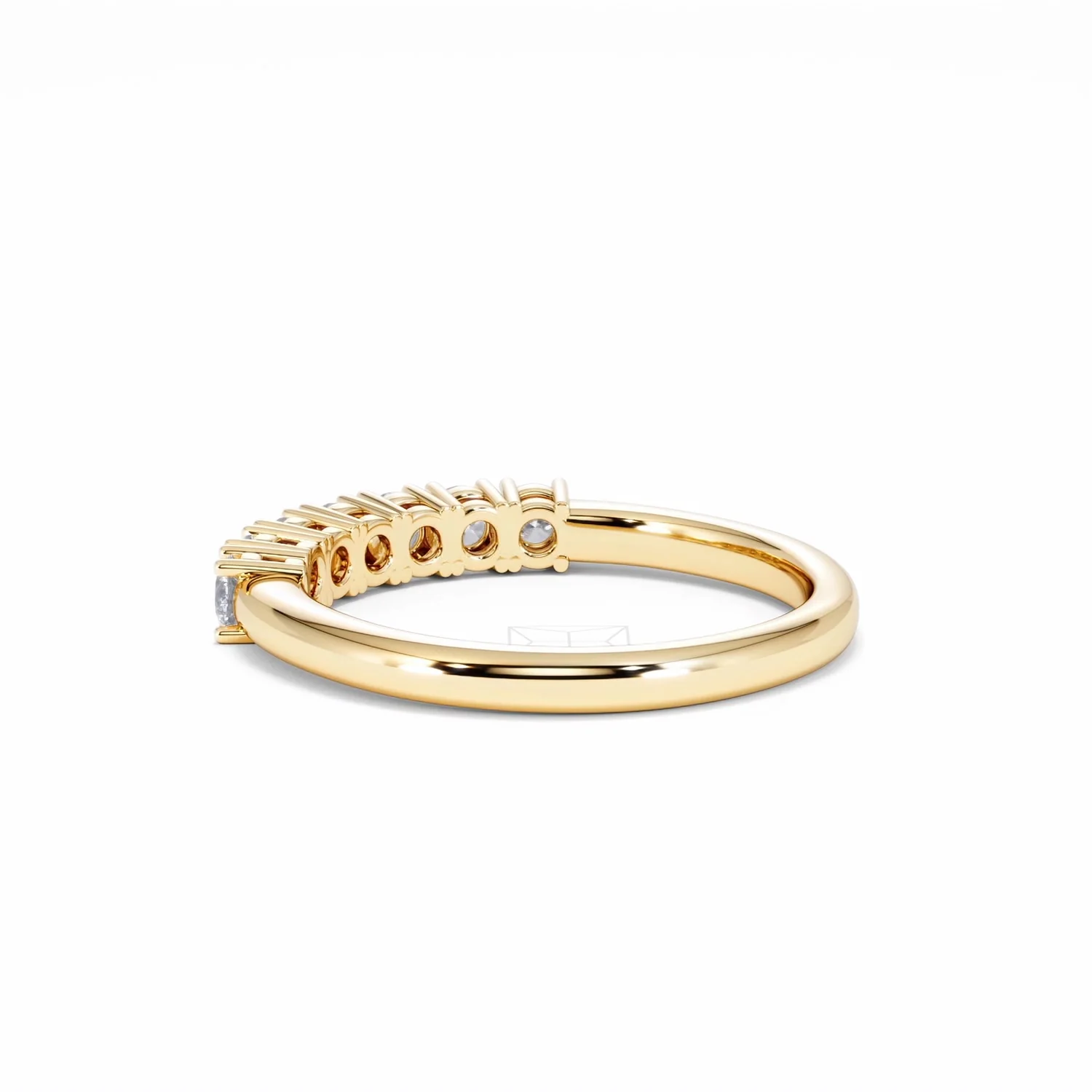 Chloe 7 Stone Lab Diamond Eternity Ring 0.50CT G/VS in 9K Gold - Image 58