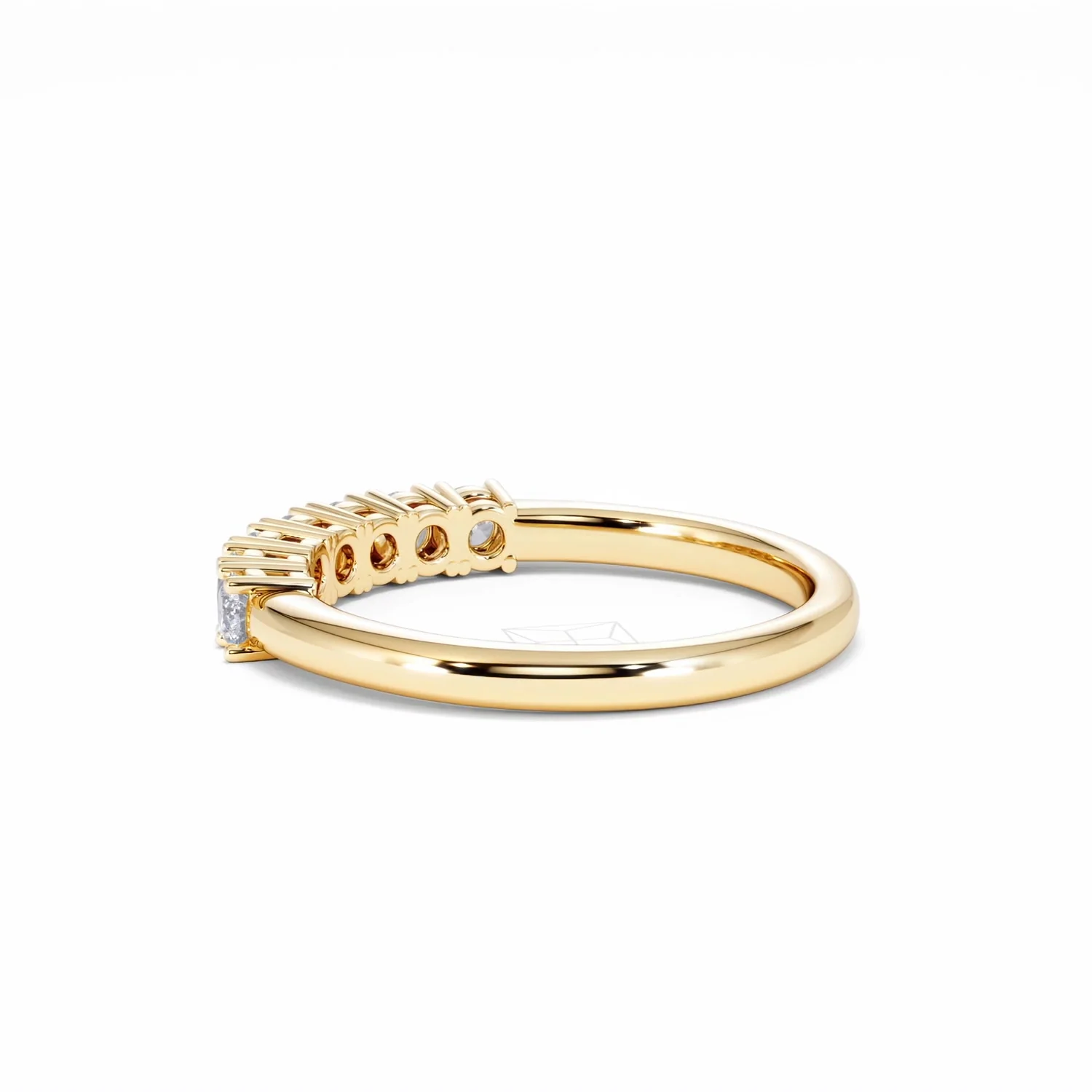 Chloe 7 Stone Lab Diamond Eternity Ring 0.50CT G/VS in 9K Gold - Image 61