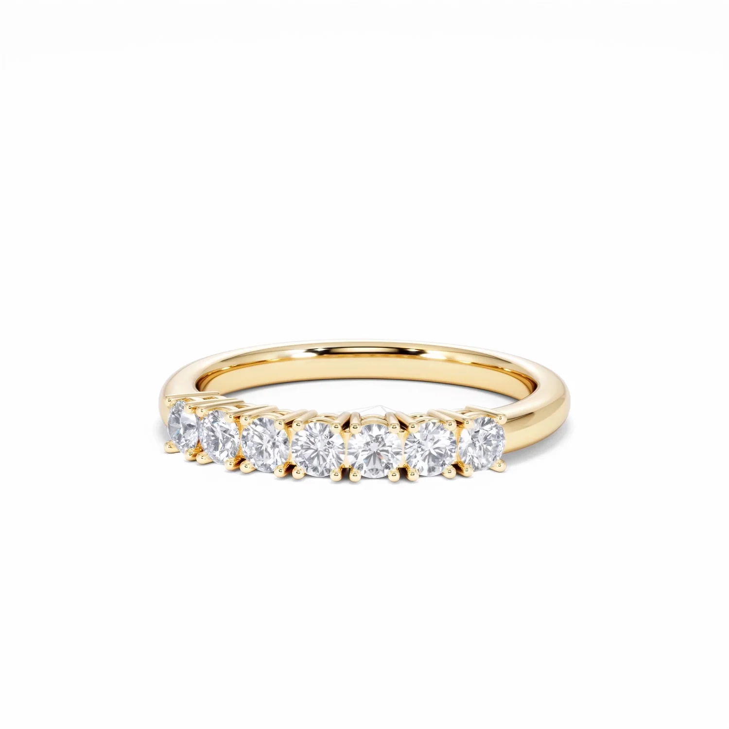 Chloe 7 Stone Lab Diamond Eternity Ring 0.50CT G/VS in 9K Gold - Image 85