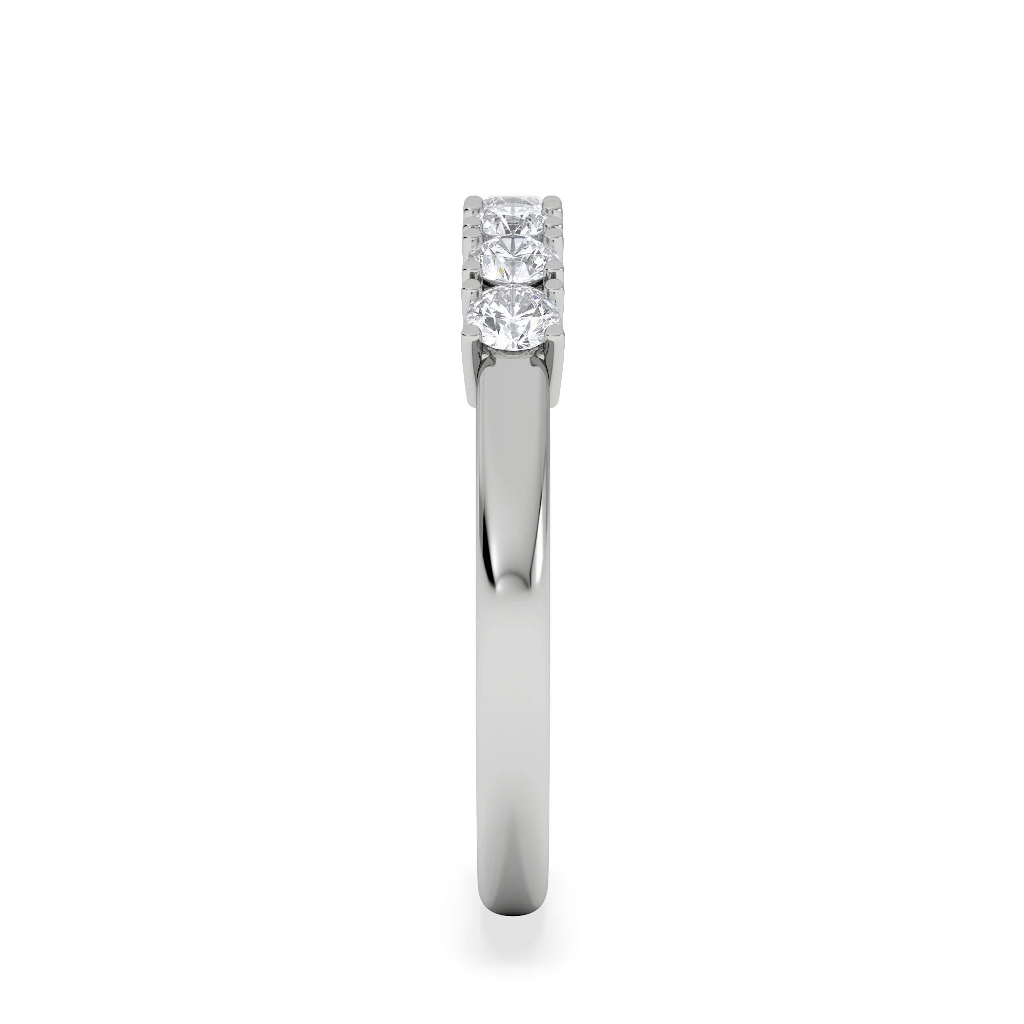 Chloe 7 Stone Lab Diamond Eternity Ring 0.50CT G/VS in 9K White Gold - Image 4