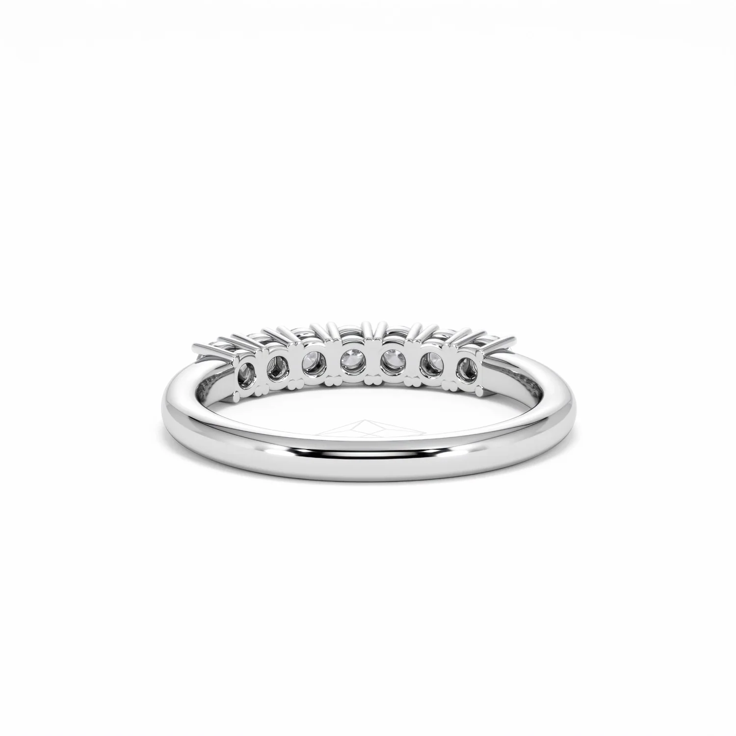 Chloe 7 Stone Lab Diamond Eternity Ring 0.50CT G/VS in 9K White Gold - Image 49