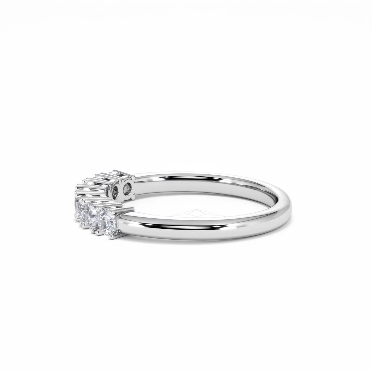Chloe 7 Stone Lab Diamond Eternity Ring 0.50CT G/VS in 9K White Gold - Image 68