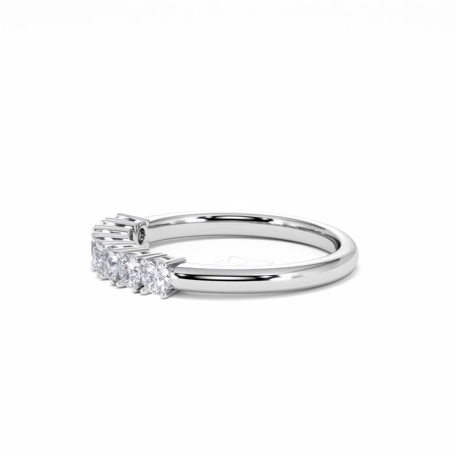 Chloe 7 Stone Lab Diamond Eternity Ring 0.50CT G/VS in 9K White Gold - Image 71