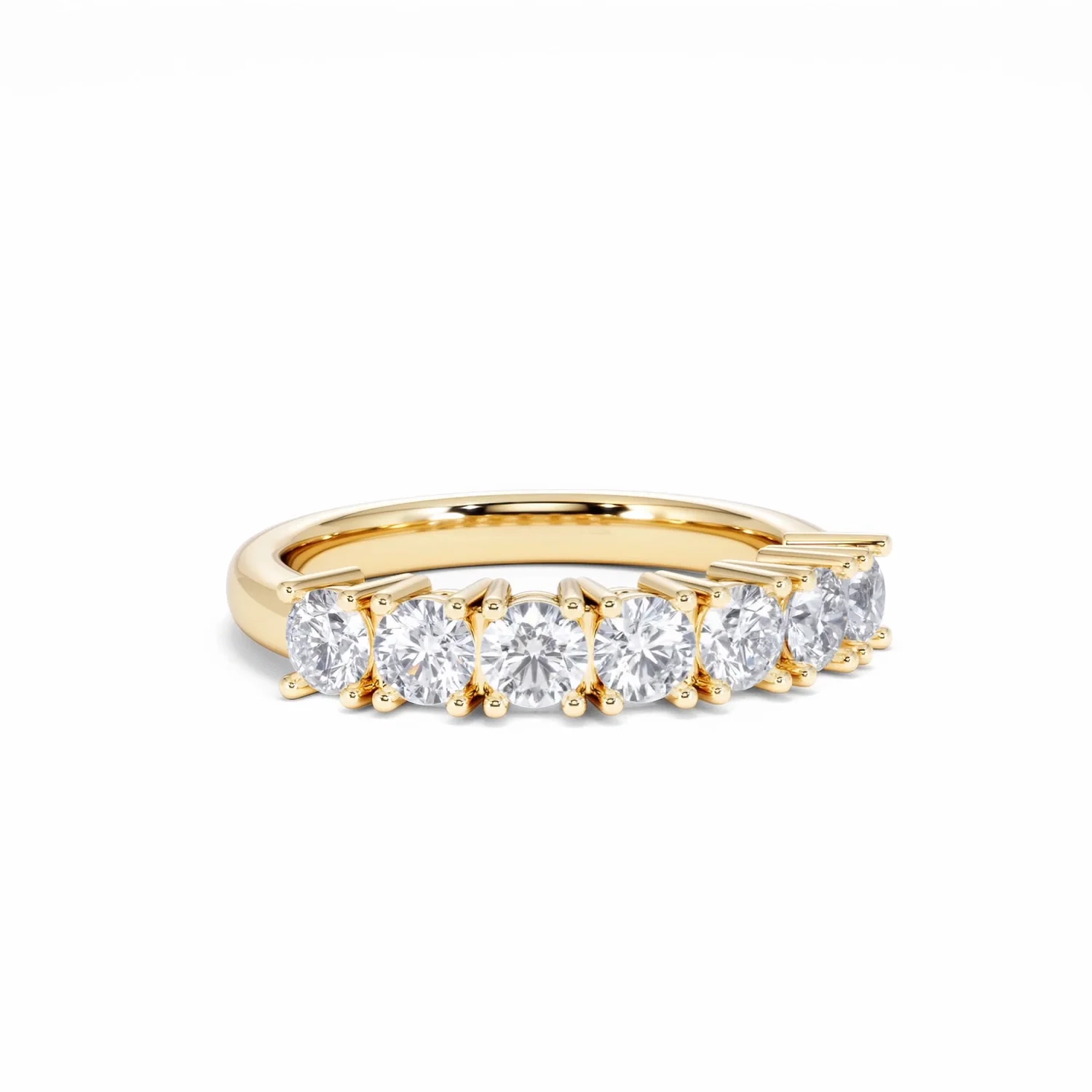 Chloe 7 Stone Lab Diamond Eternity Ring 1.00CT G/VS in 9K Gold - Image 12
