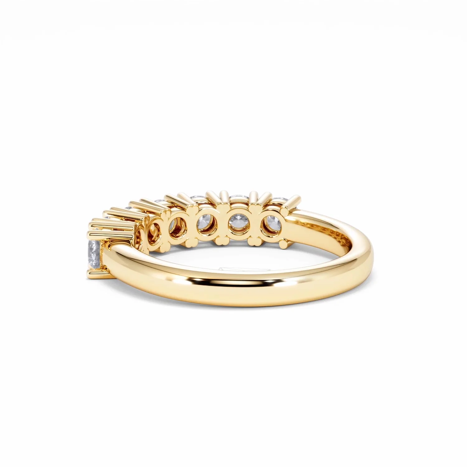 Chloe 7 Stone Lab Diamond Eternity Ring 1.00CT G/VS in 9K Gold - Image 56