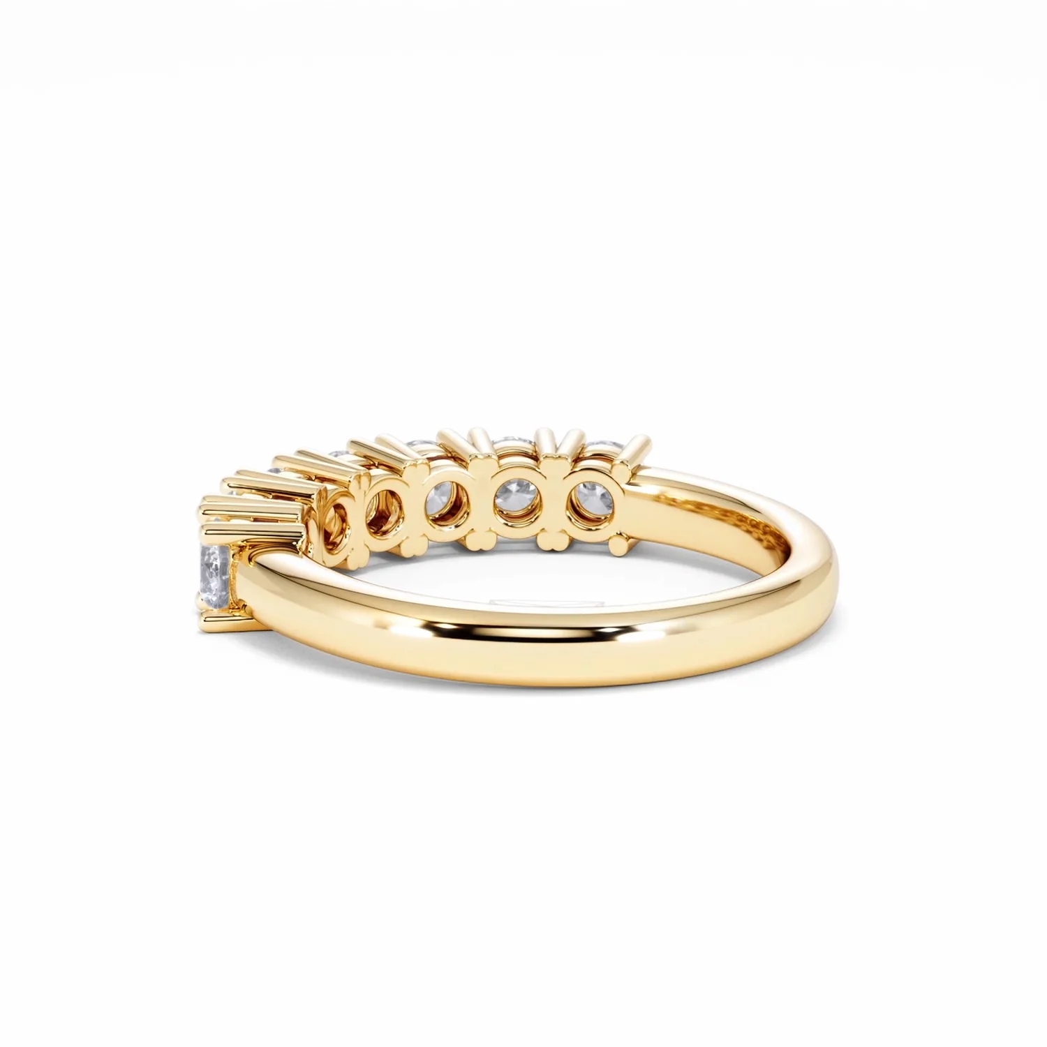 Chloe 7 Stone Lab Diamond Eternity Ring 1.00CT G/VS in 9K Gold - Image 57