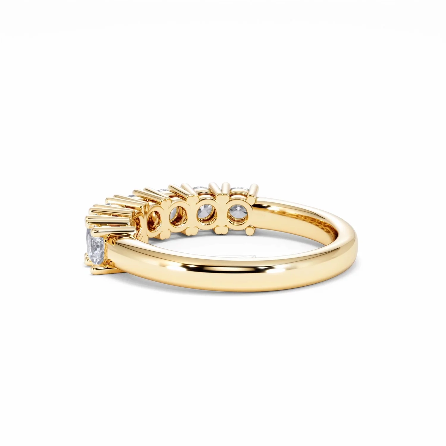 Chloe 7 Stone Lab Diamond Eternity Ring 1.00CT G/VS in 9K Gold - Image 59