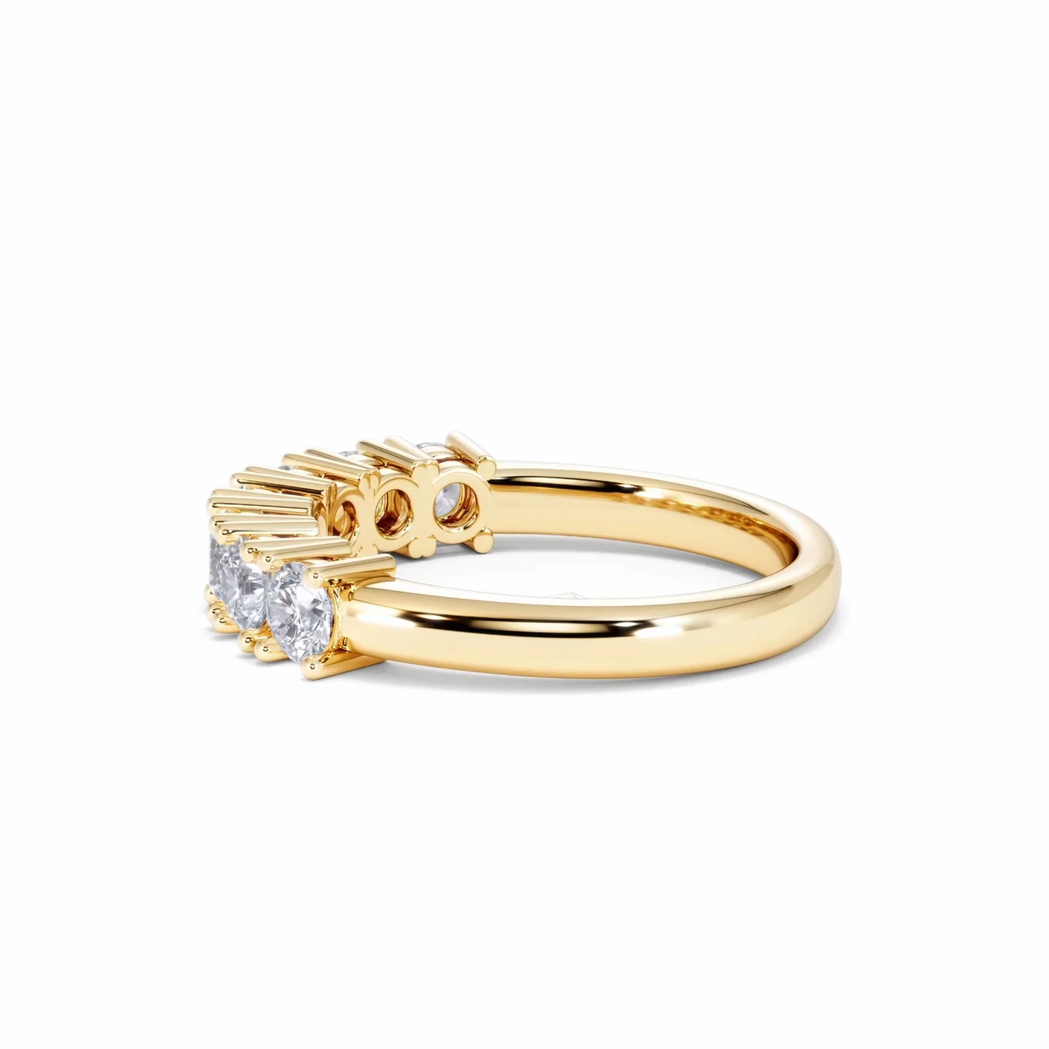 Chloe 7 Stone Lab Diamond Eternity Ring 1.00CT G/VS in 9K Gold - Image 65