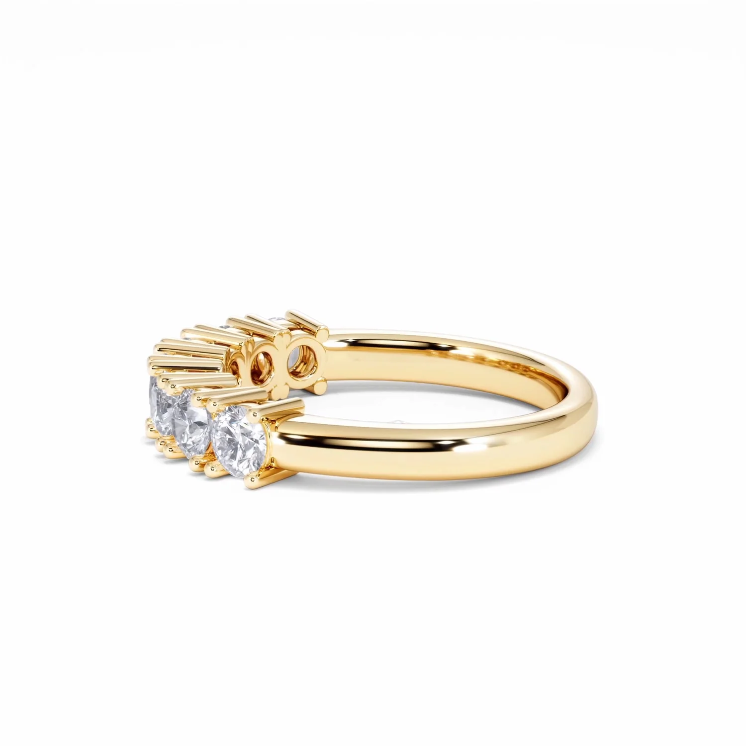Chloe 7 Stone Lab Diamond Eternity Ring 1.00CT G/VS in 9K Gold - Image 67