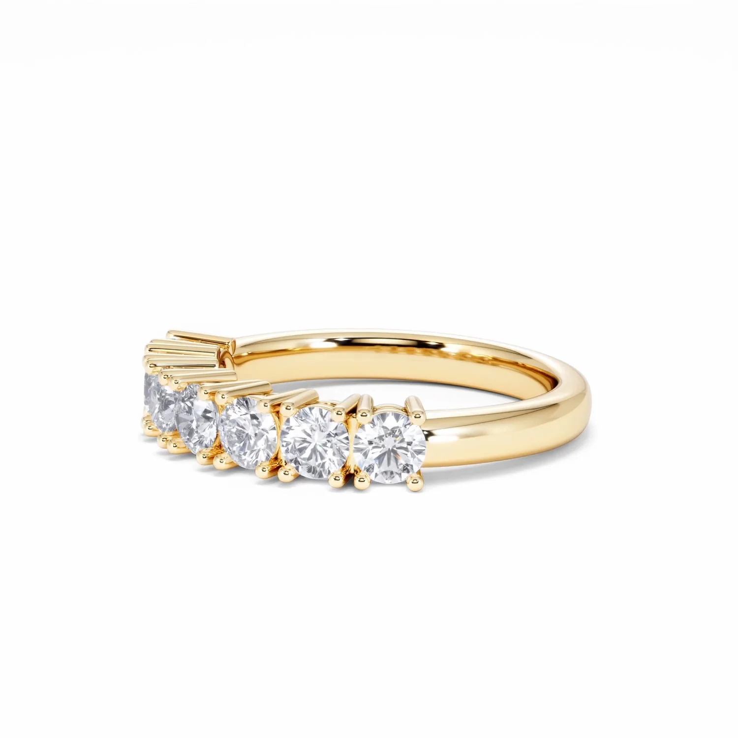 Chloe 7 Stone Lab Diamond Eternity Ring 1.00CT G/VS in 9K Gold - Image 76