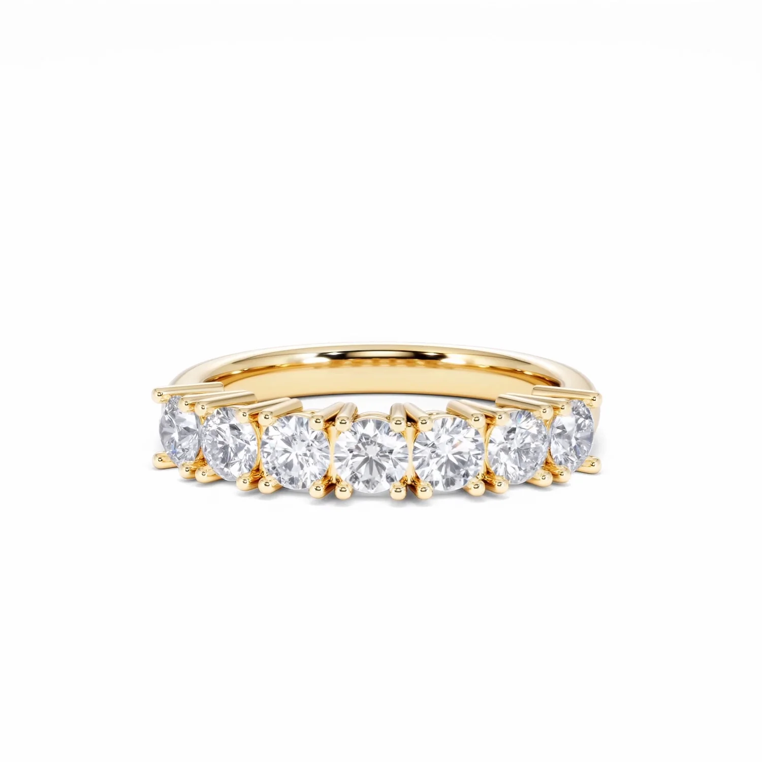 Chloe 7 Stone Lab Diamond Eternity Ring 1.00CT G/VS in 9K Gold - Image 87