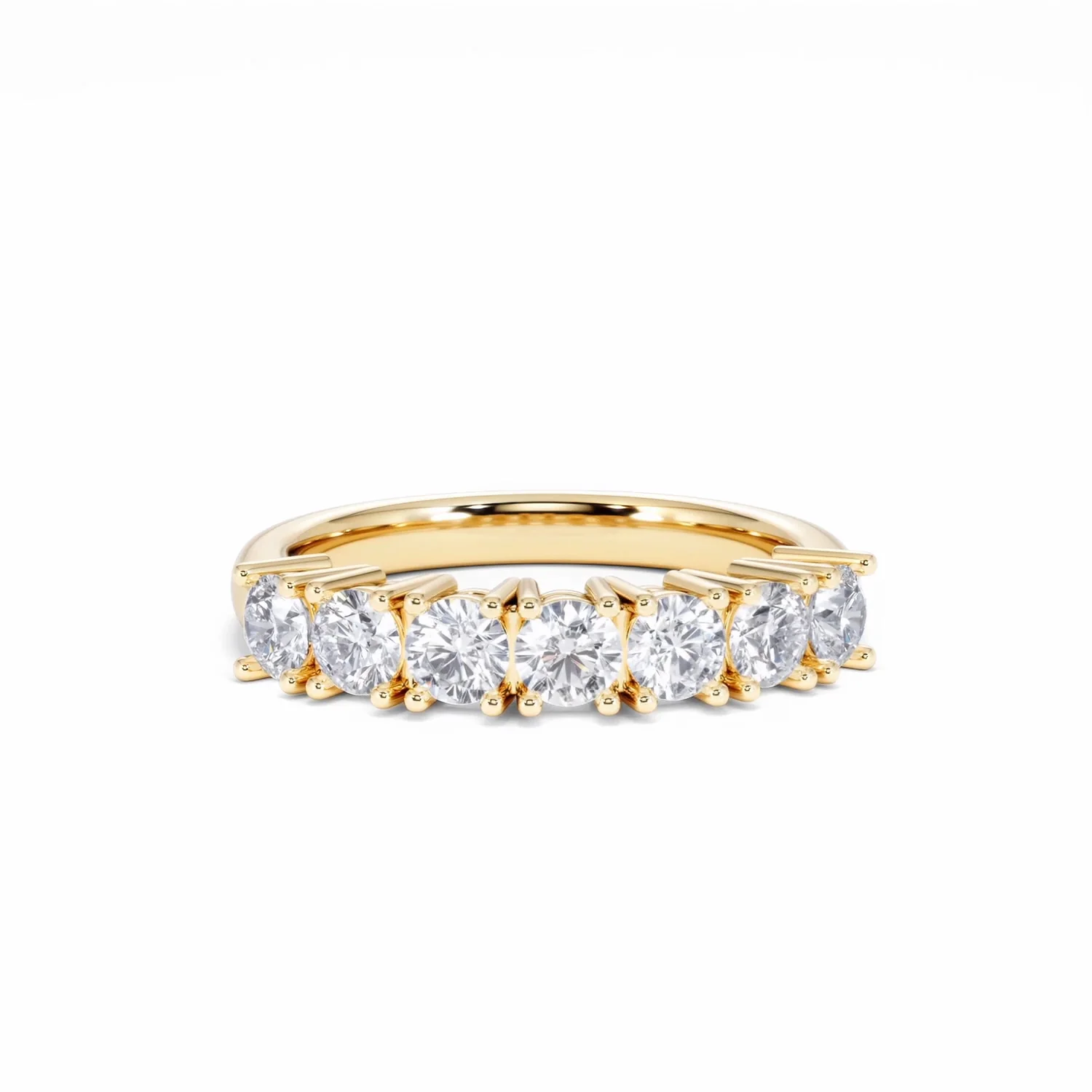 Chloe 7 Stone Lab Diamond Eternity Ring 1.00CT G/VS in 9K Gold - Image 9