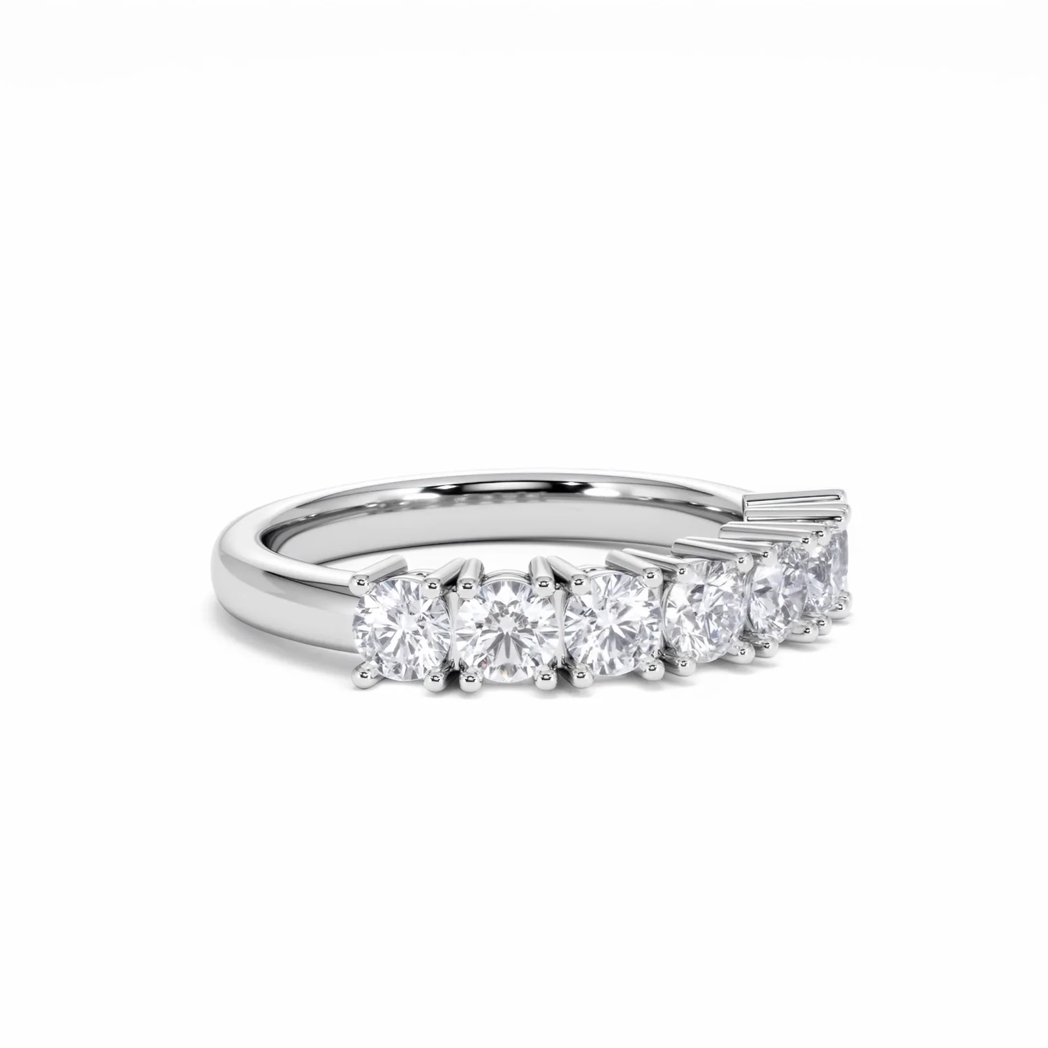 Chloe 7 Stone Lab Diamond Eternity Ring 1.00CT G/VS in 9K White Gold - Image 17