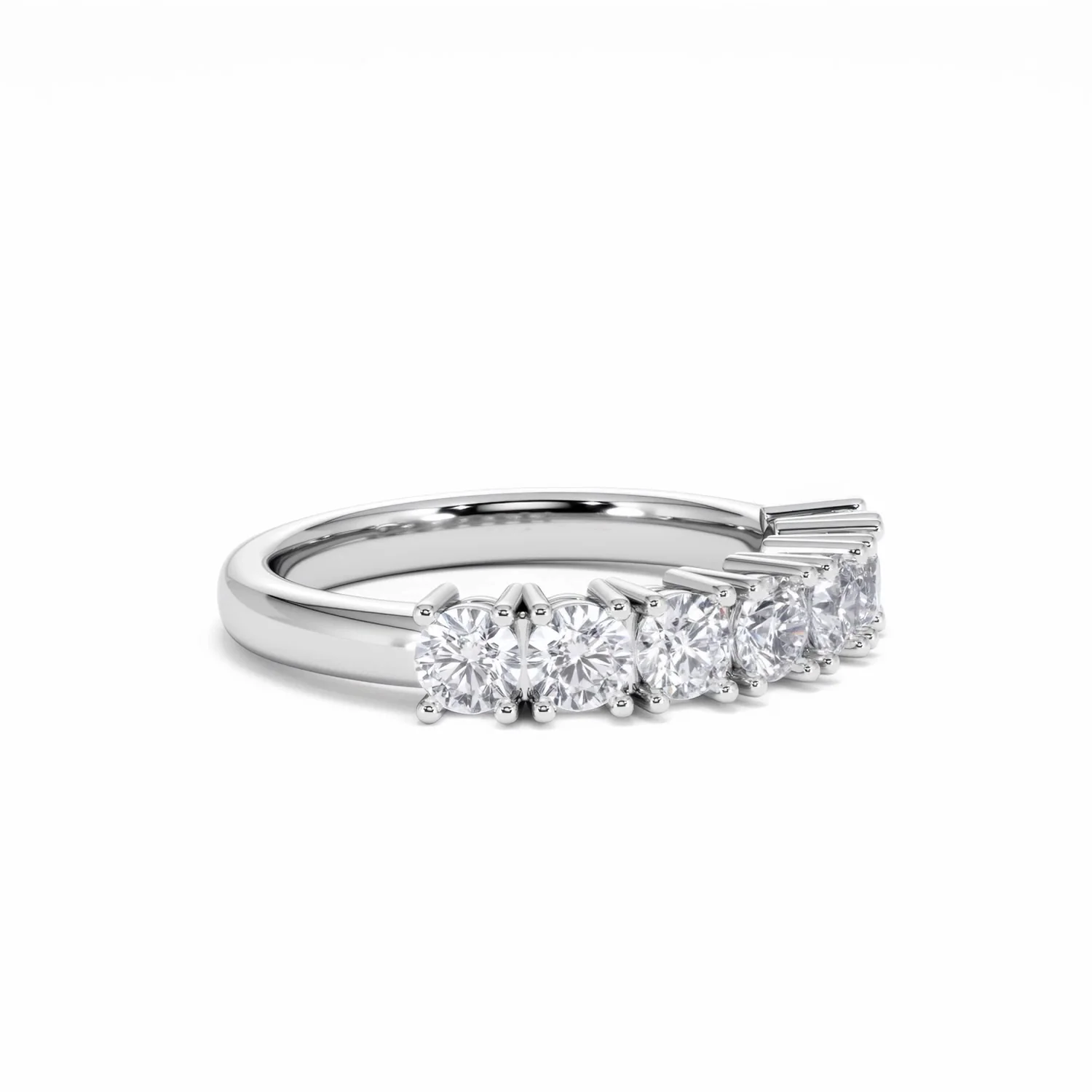 Chloe 7 Stone Lab Diamond Eternity Ring 1.00CT G/VS in 9K White Gold - Image 19
