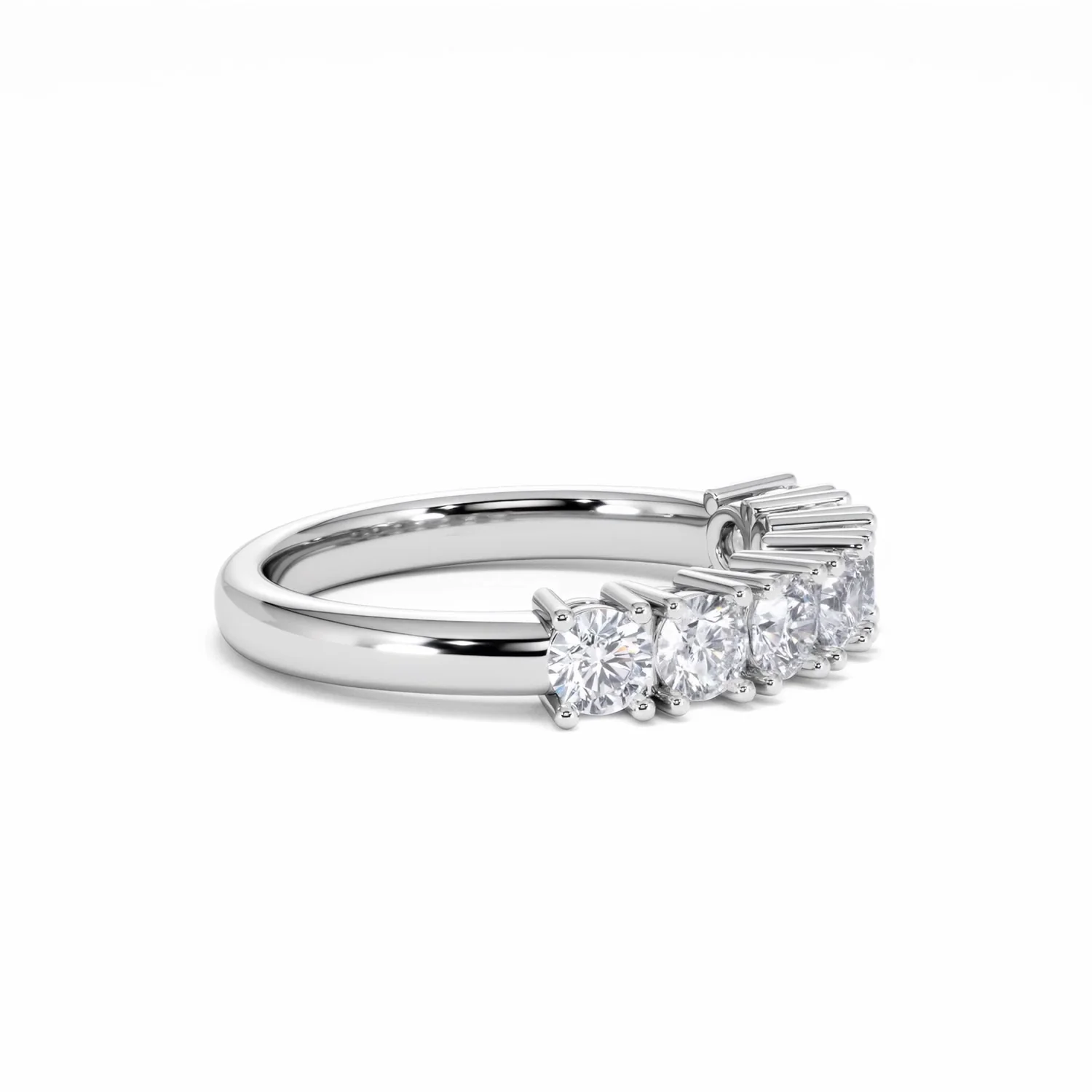 Chloe 7 Stone Lab Diamond Eternity Ring 1.00CT G/VS in 9K White Gold - Image 24